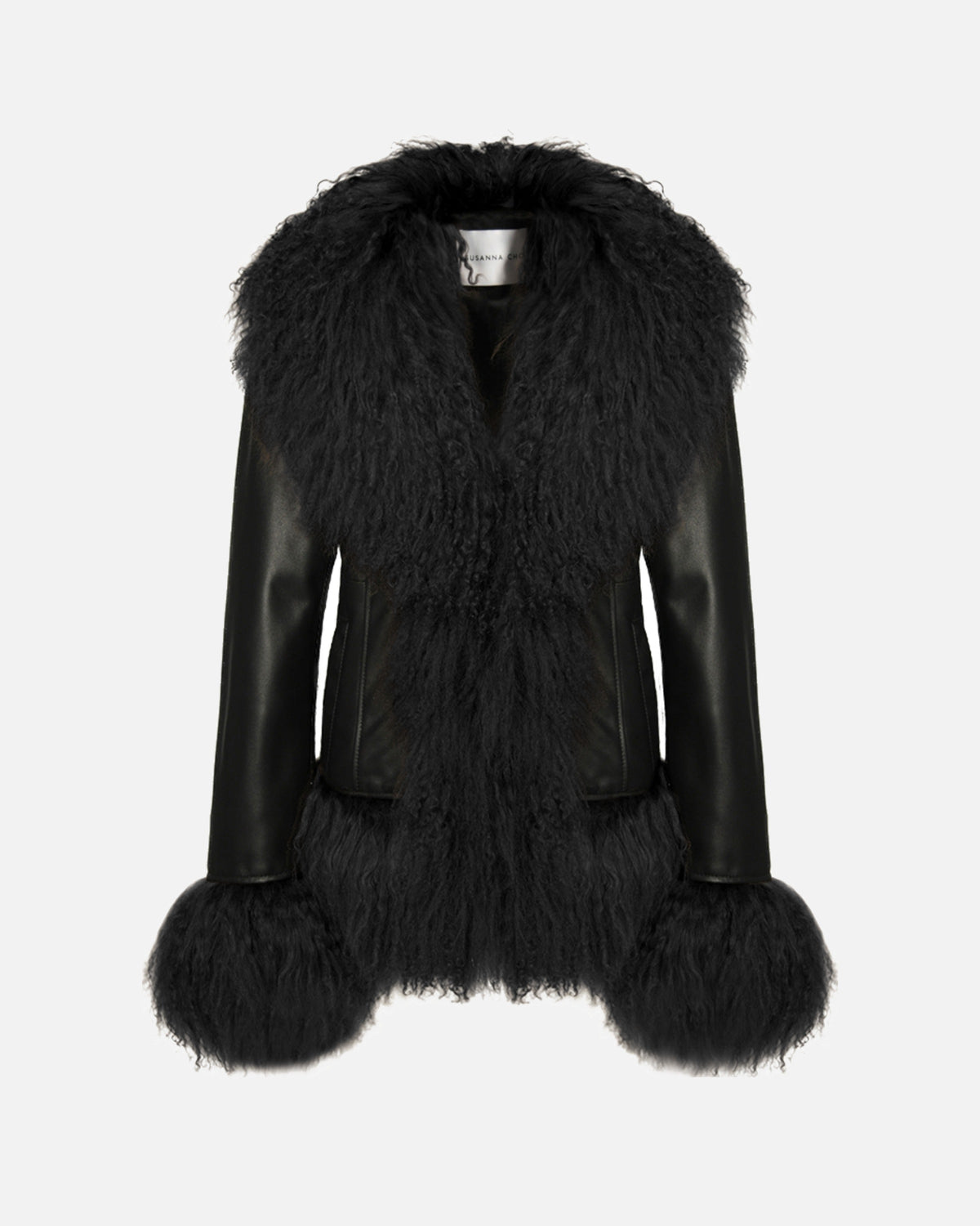 Dorothy Leather Shearling Coat