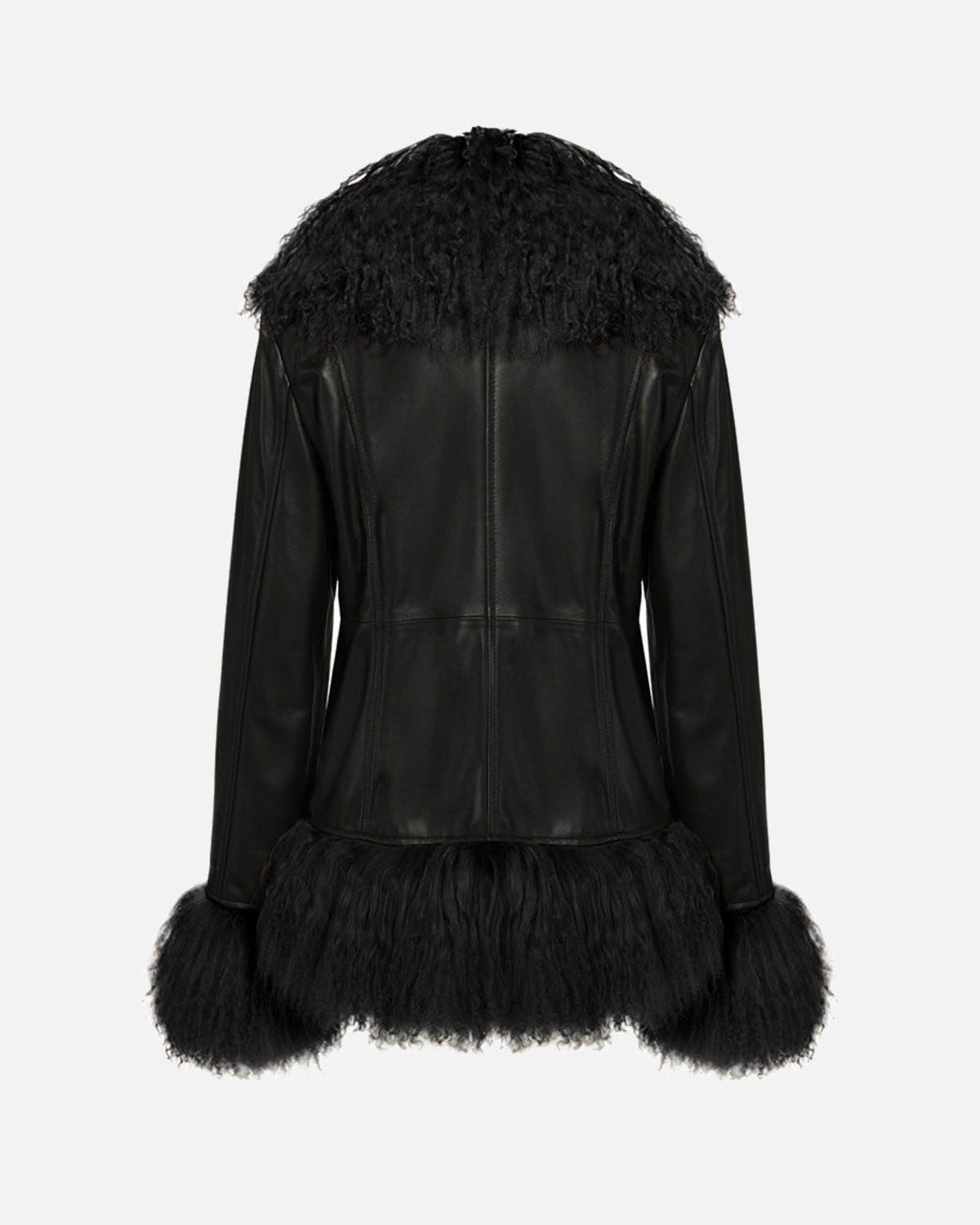 Dorothy Leather Shearling Coat