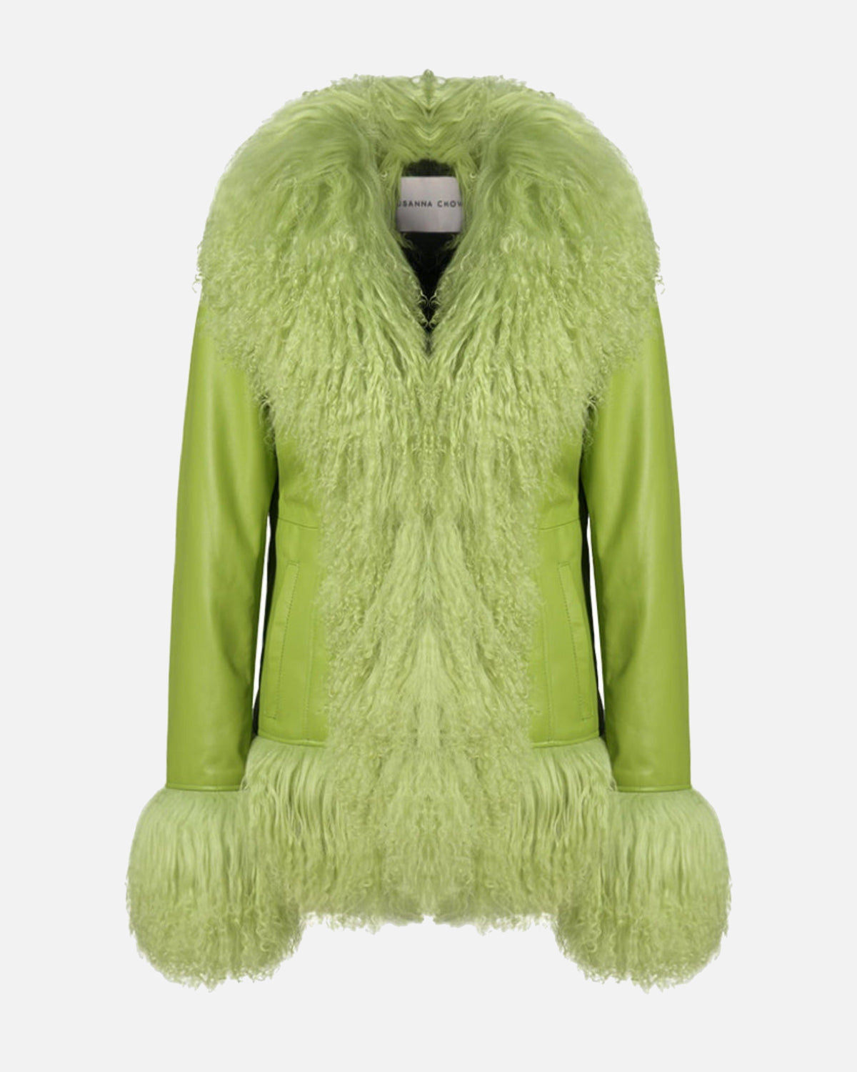Dorothy Leather Shearling Coat