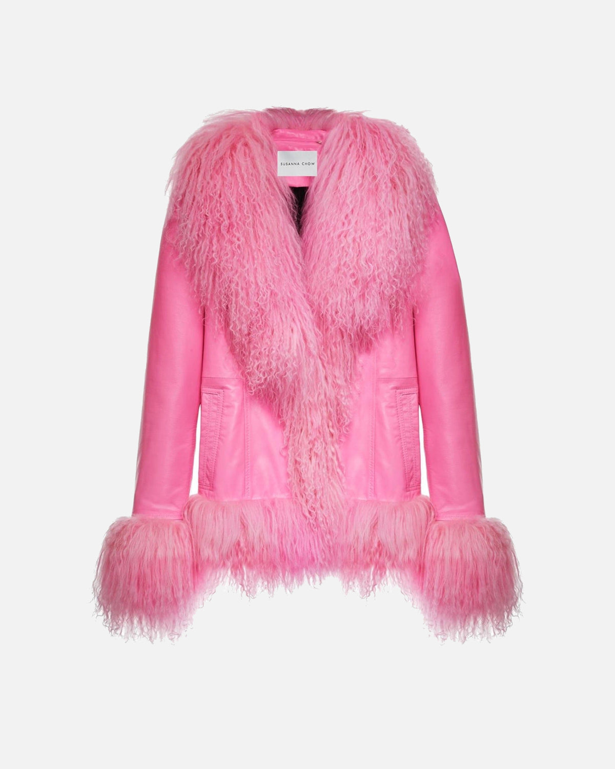 Dorothy Leather Shearling Coat