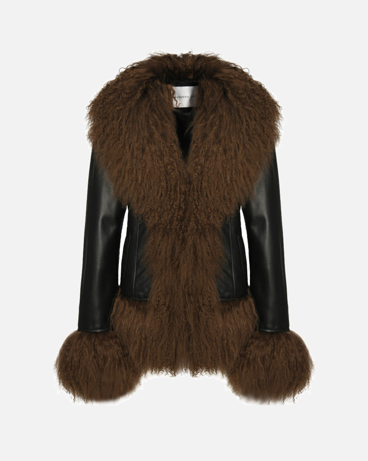Dorothy Leather Shearling Coat