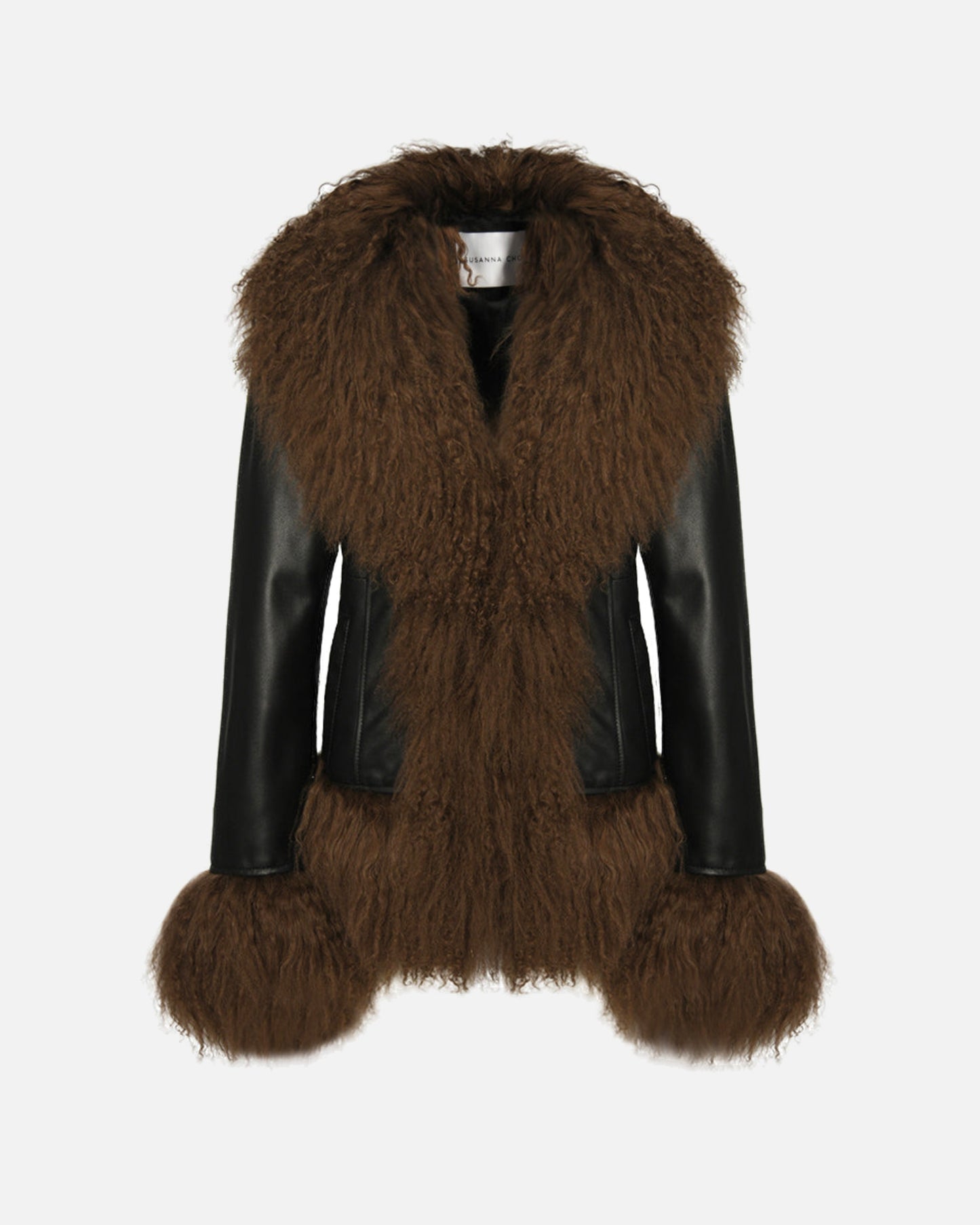 Dorothy Leather Shearling Coat