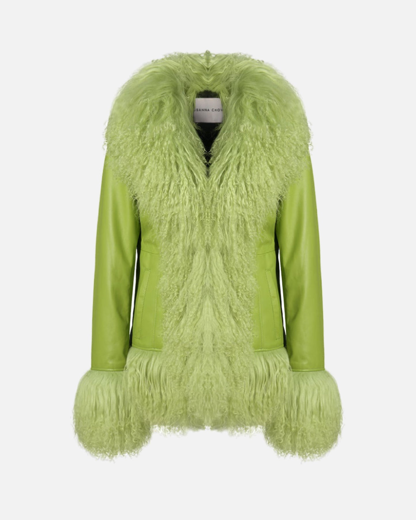Dorothy Leather Shearling Coat