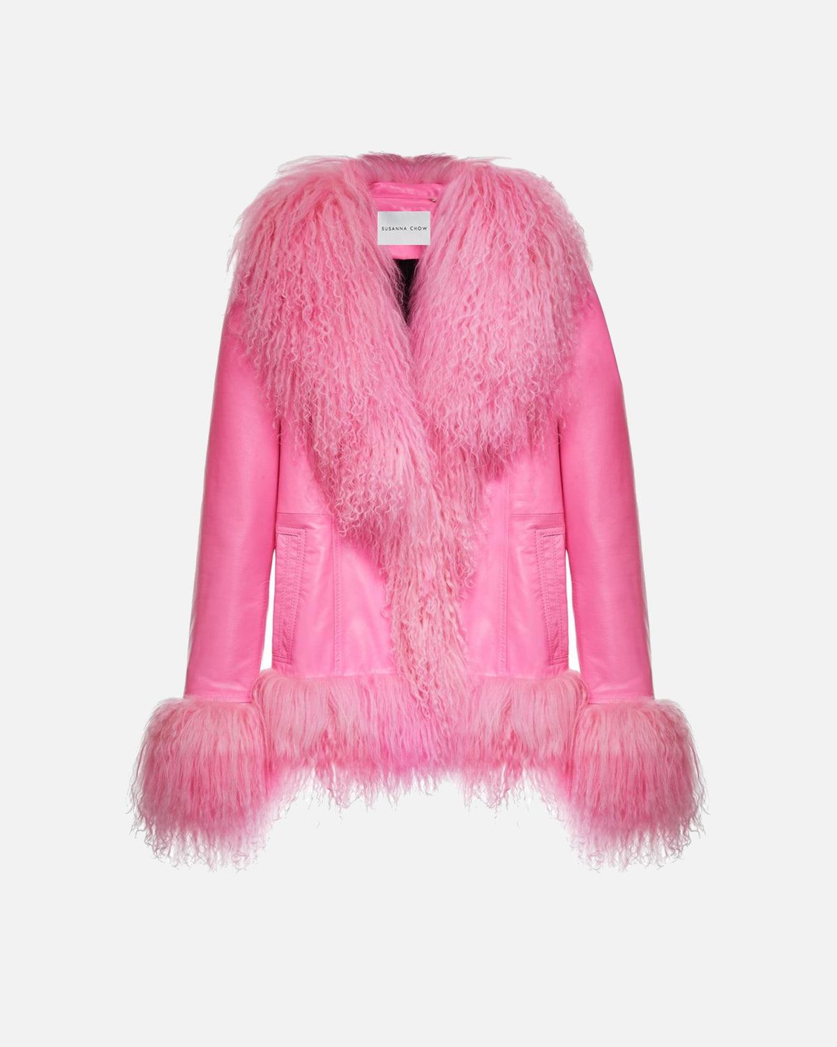 Dorothy Leather Shearling Coat
