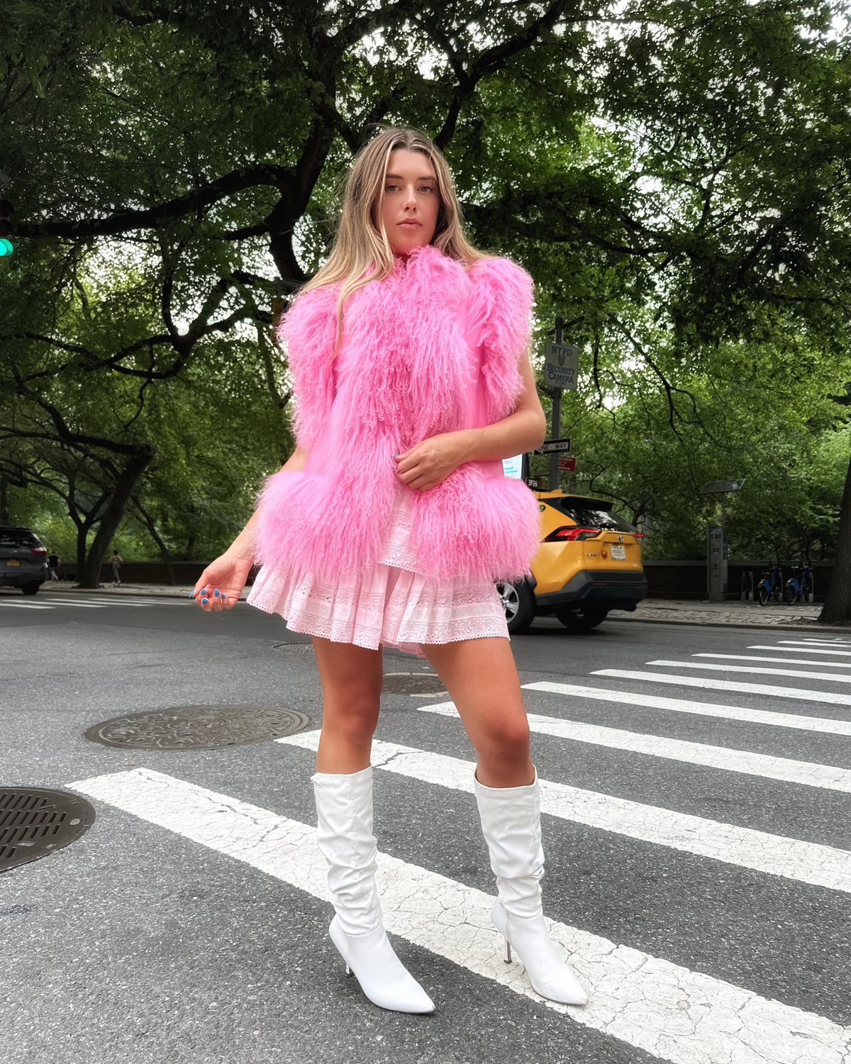 Dorothy Leather Shearling Vest