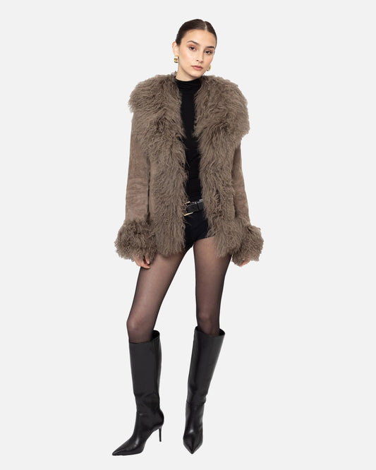 Dorothy Suede Coat