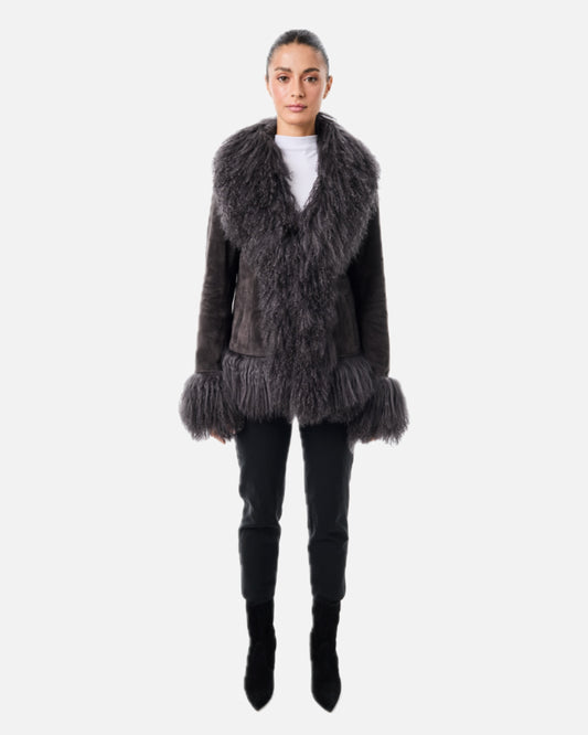 Dorothy Suede Coat