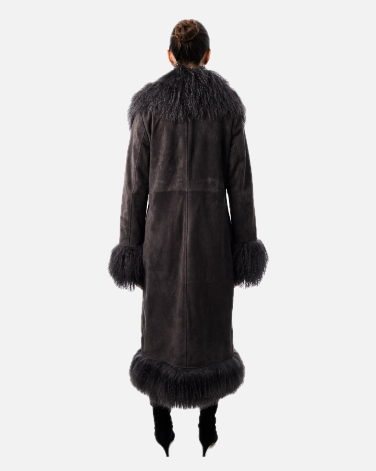 Dorothy Suede Maxi Coat