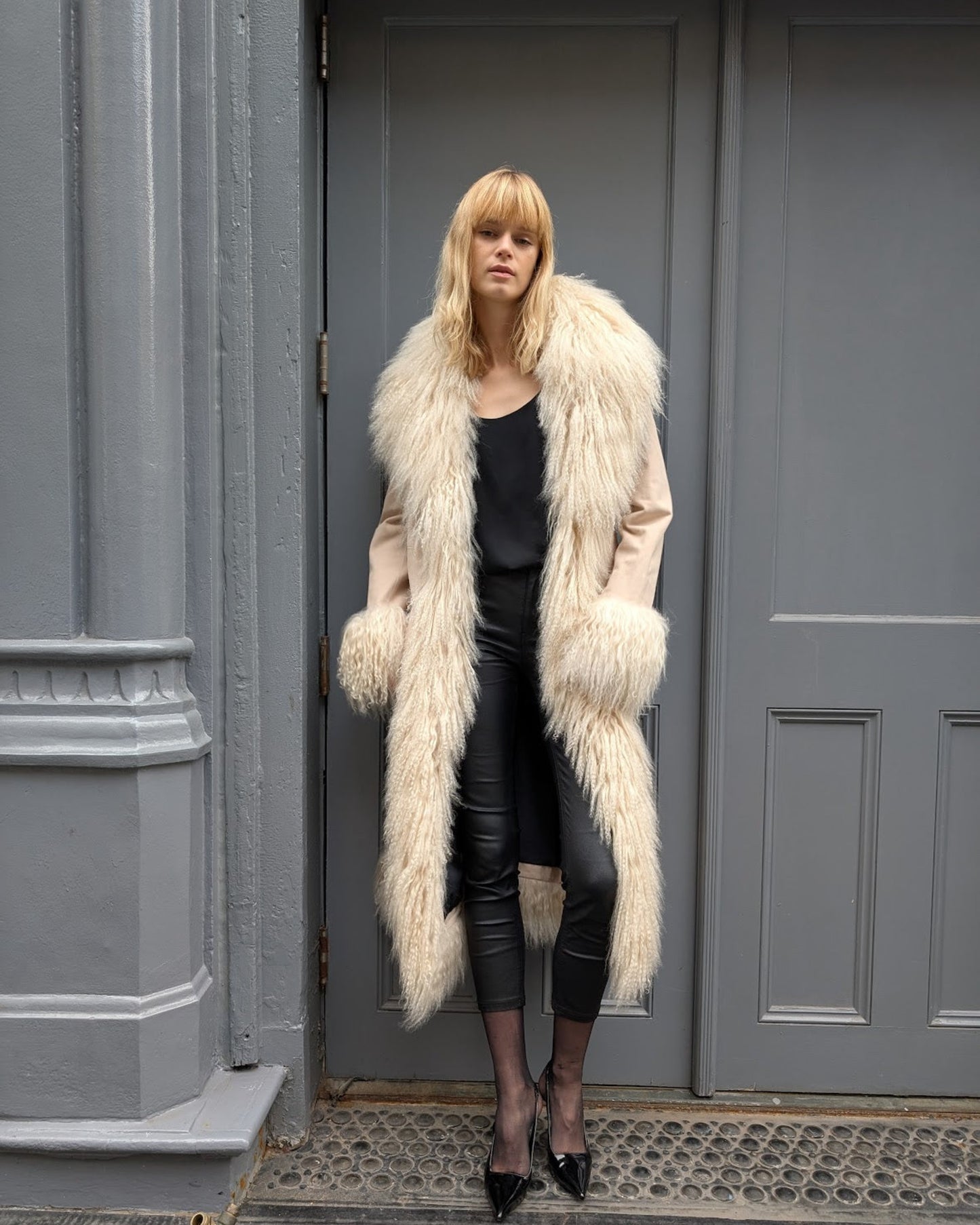 Dorothy Suede Maxi Coat