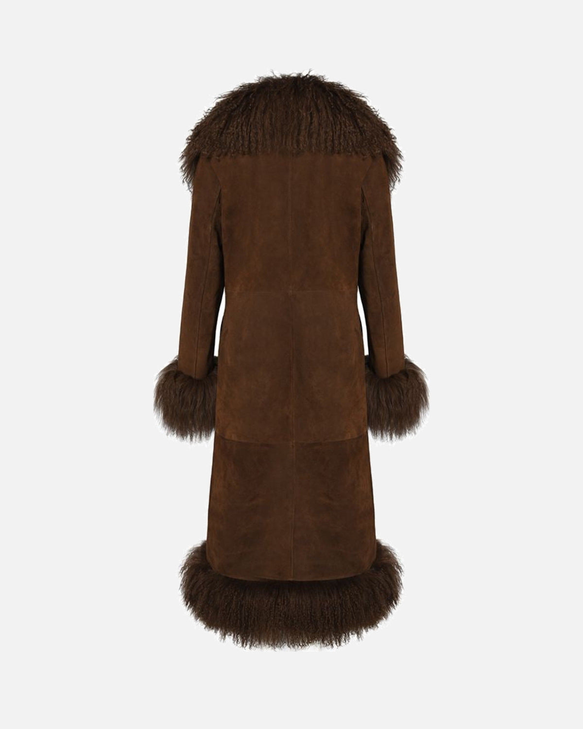 Dorothy Suede Maxi Coat