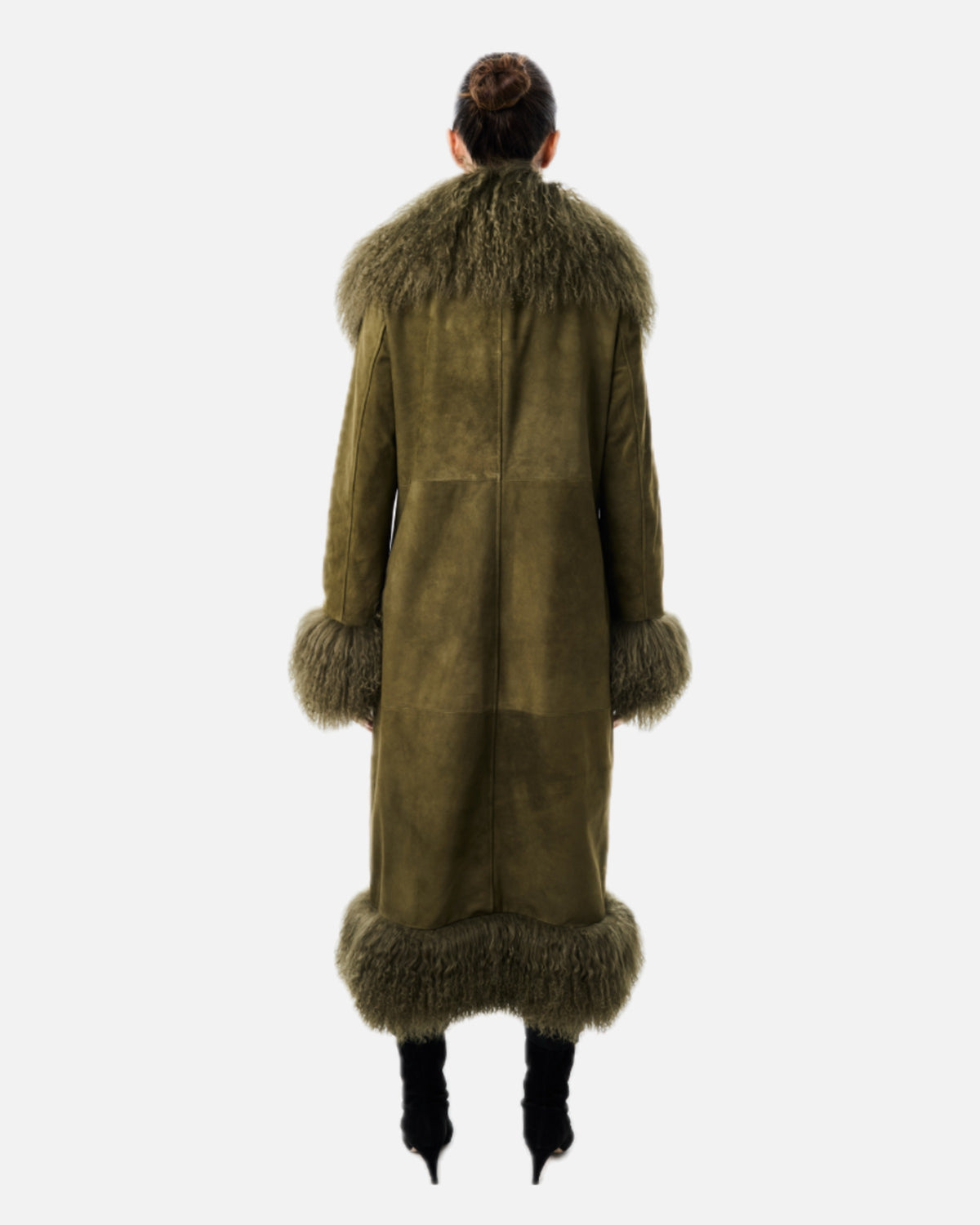 Dorothy Suede Maxi Coat