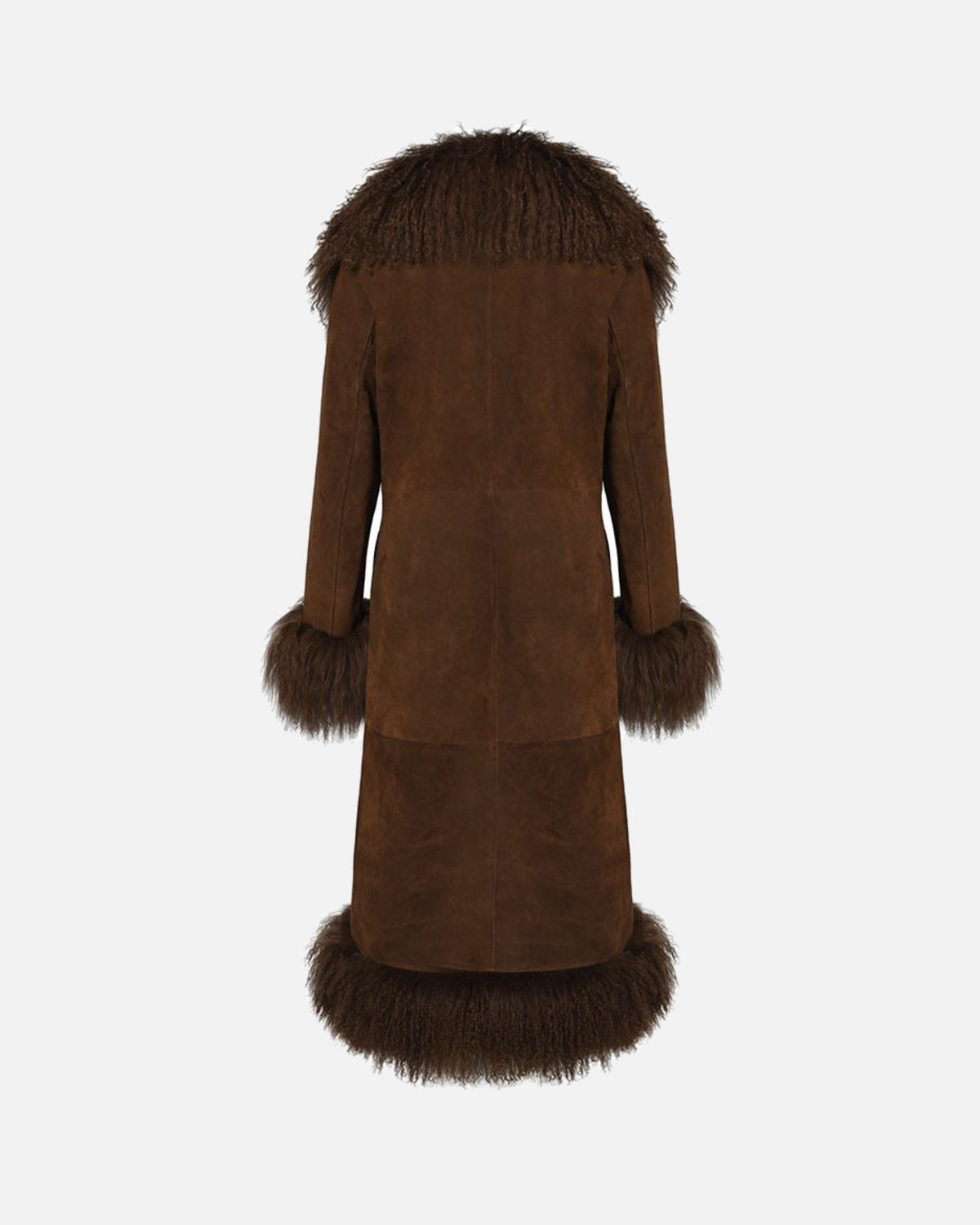 Dorothy Suede Maxi Coat