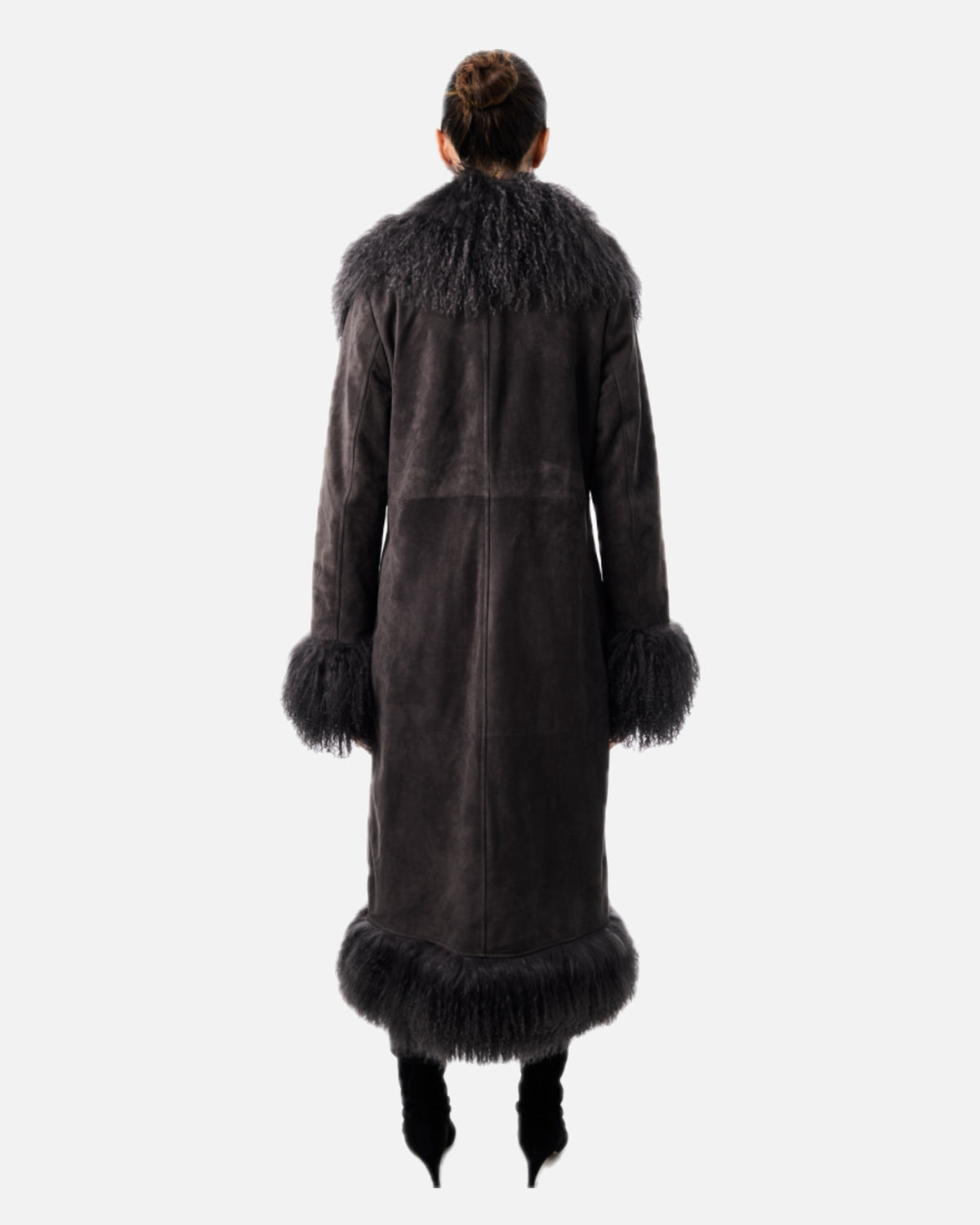 Dorothy Suede Maxi Coat