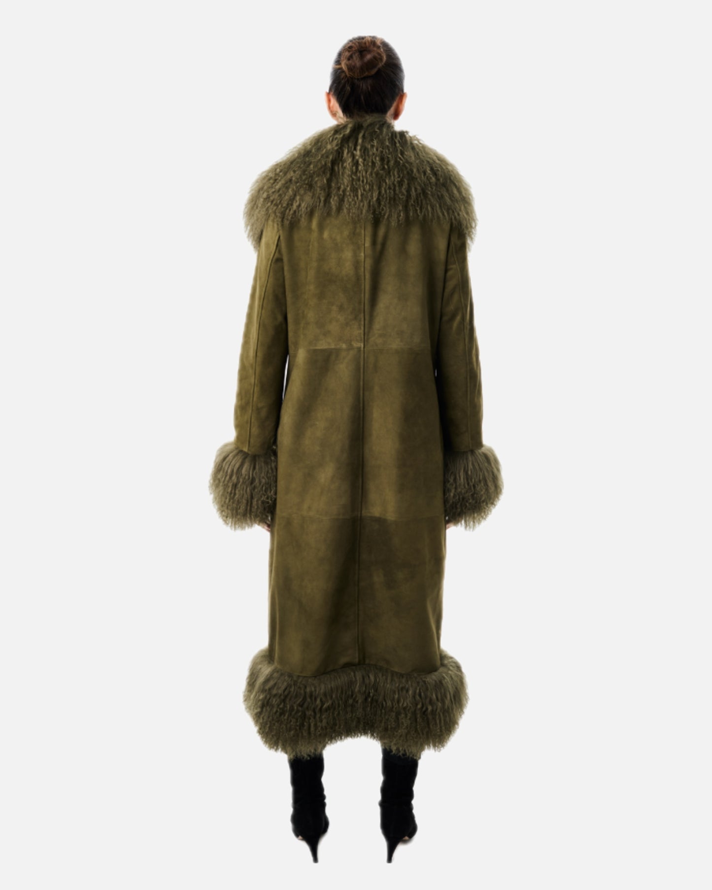 Dorothy Suede Maxi Coat