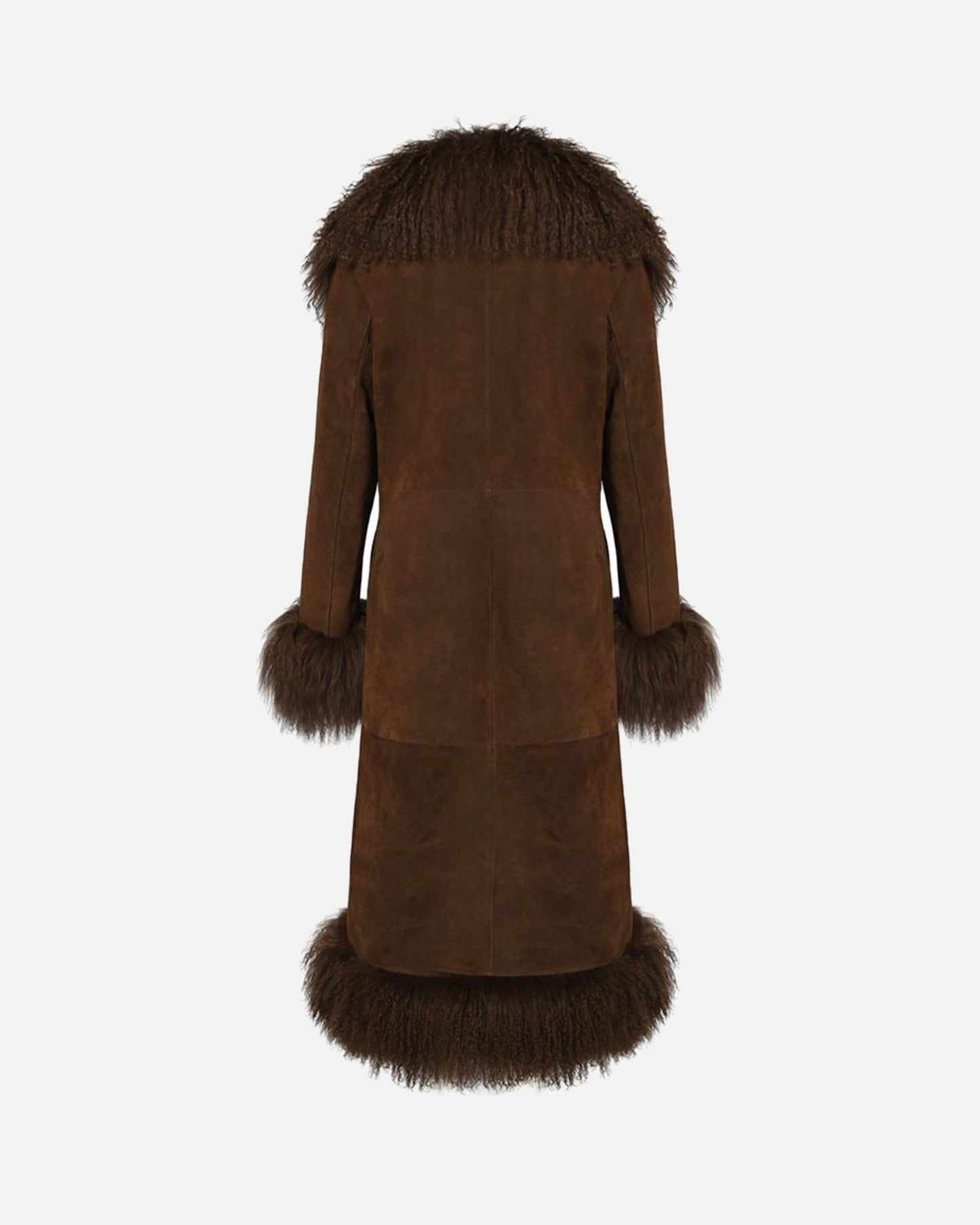 Dorothy Suede Maxi Coat