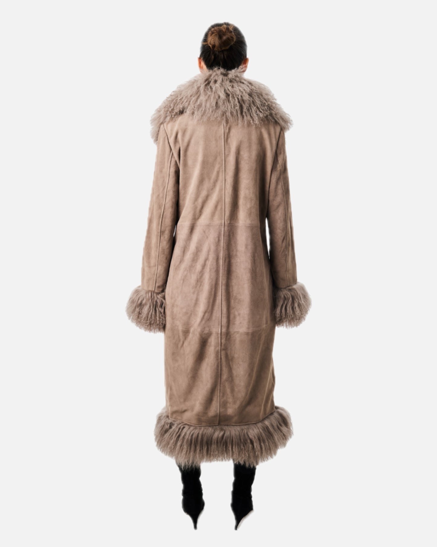 Dorothy Suede Maxi Coat