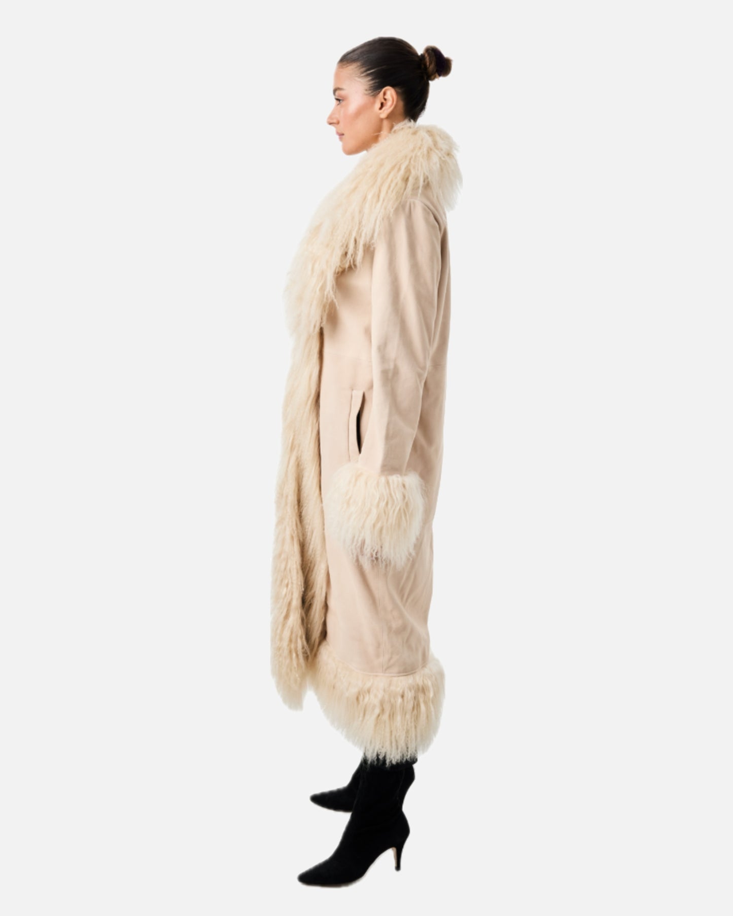 Dorothy Suede Maxi Coat