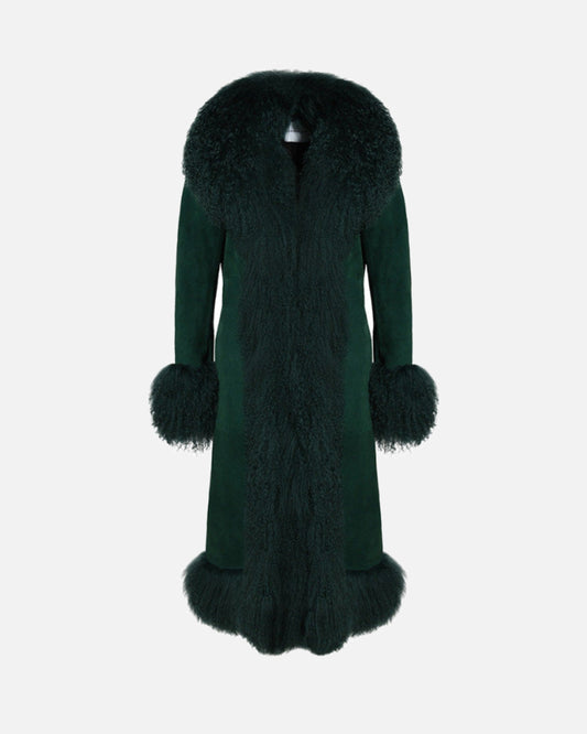 Dorothy Suede Maxi Coat