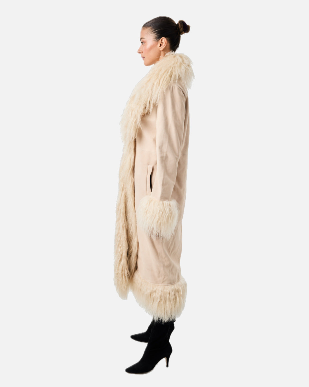 Dorothy Suede Maxi Coat