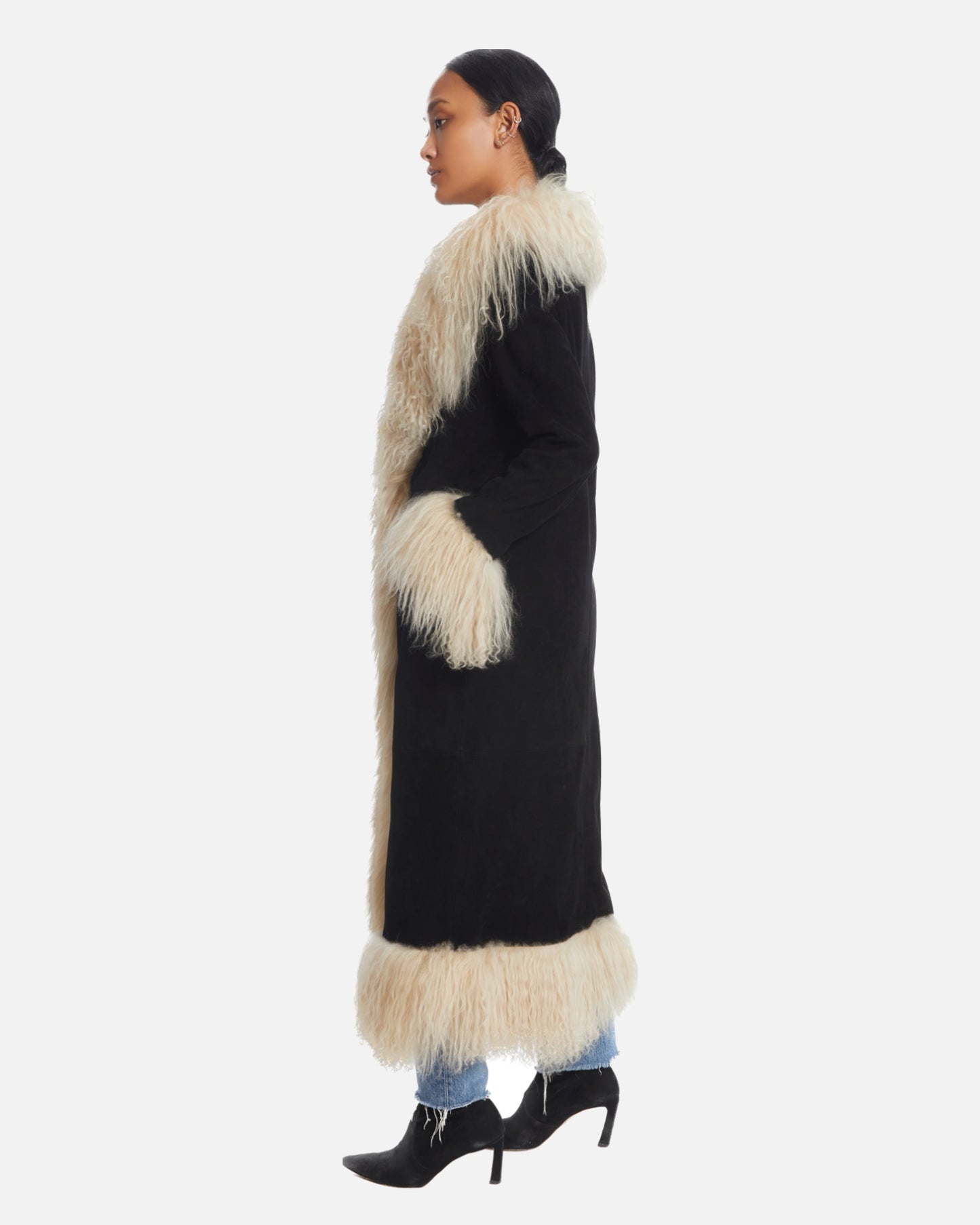 Dorothy Suede Maxi Coat