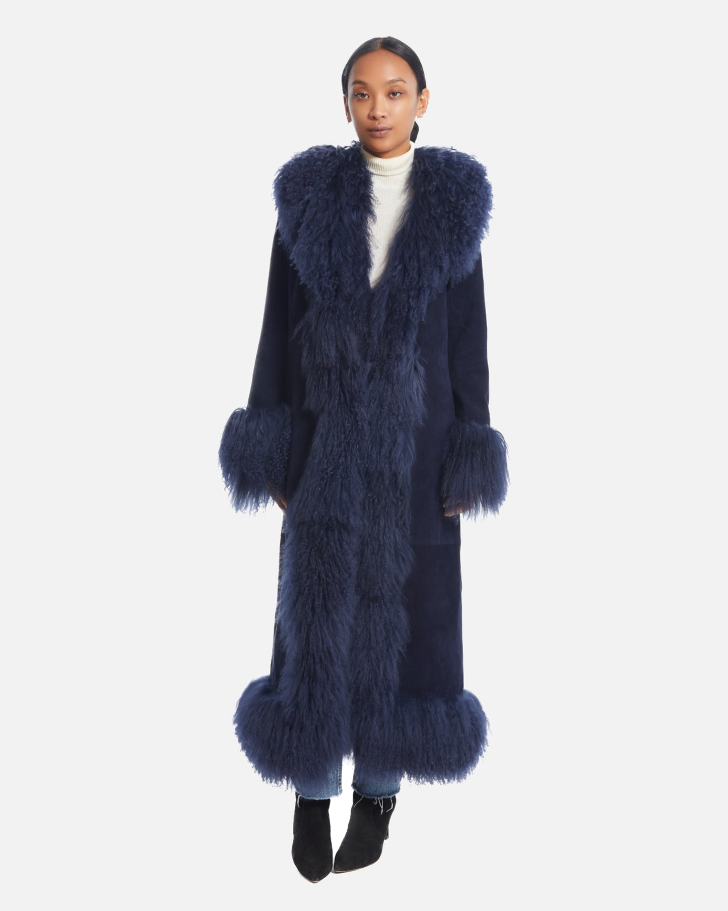 Dorothy Suede Maxi Coat