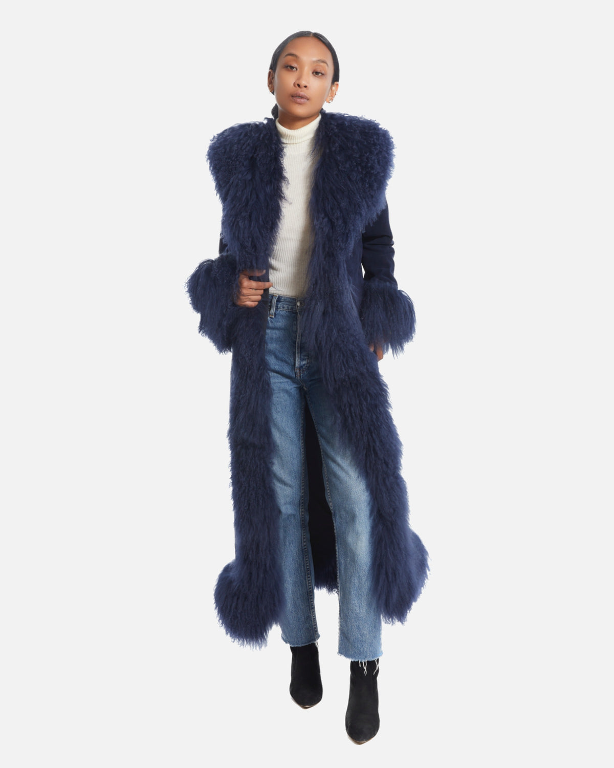 Dorothy Suede Maxi Coat