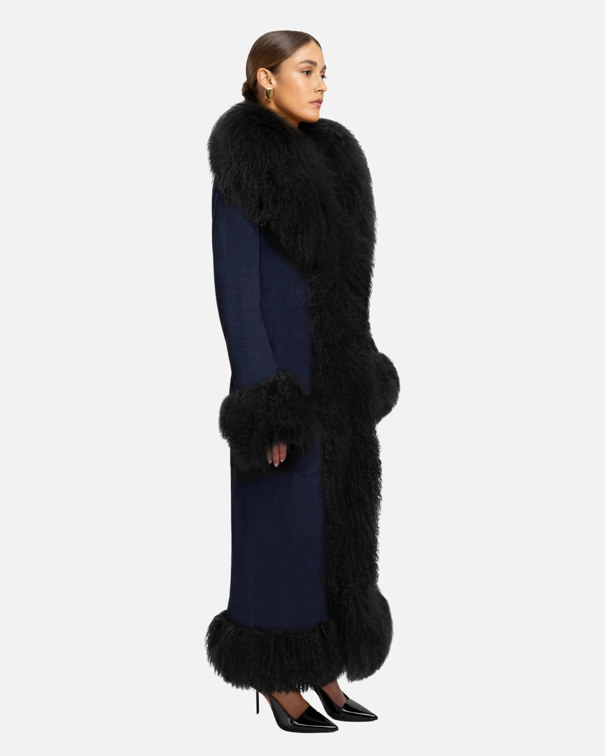 Dorothy Suede Maxi Coat