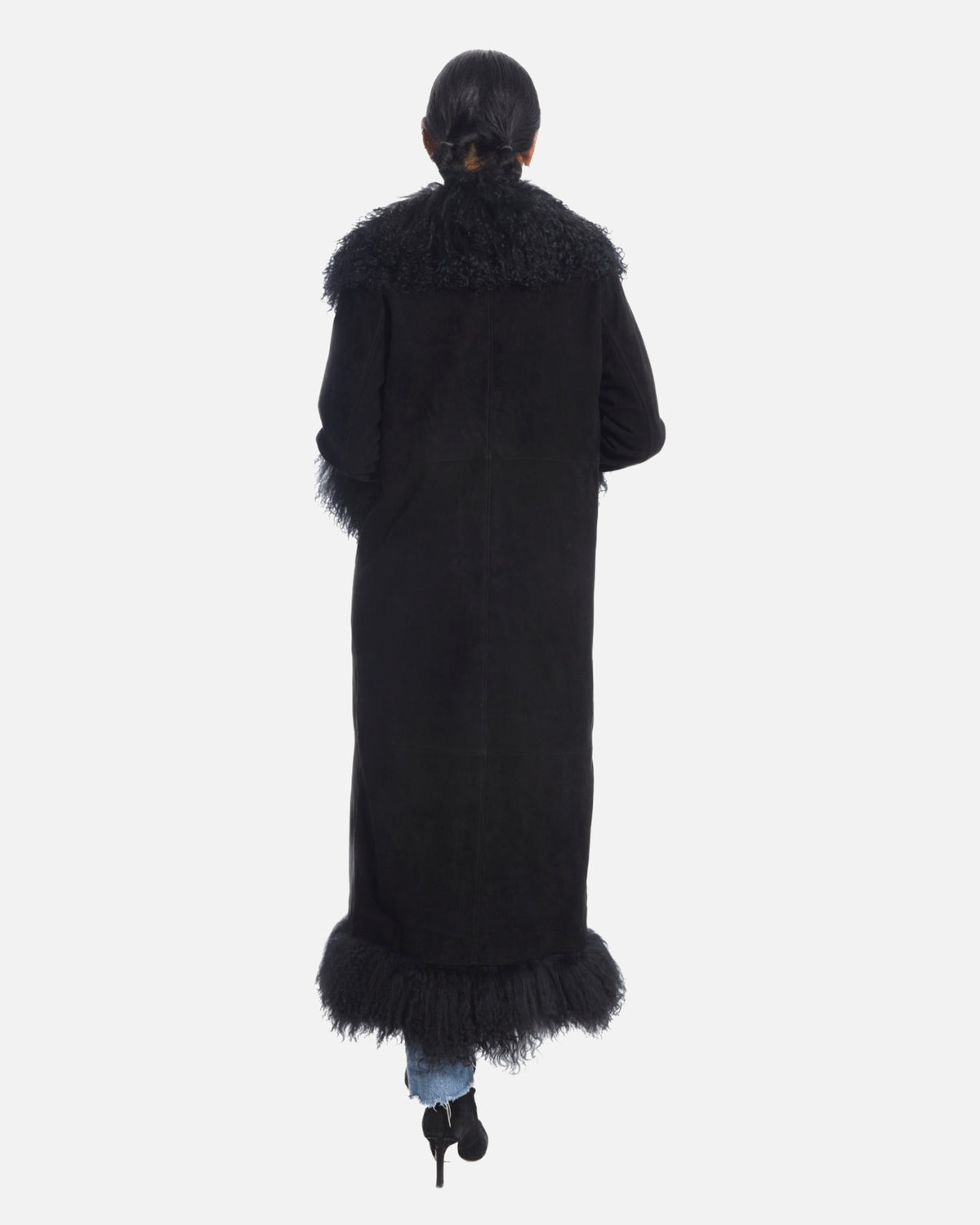 Dorothy Suede Maxi Coat