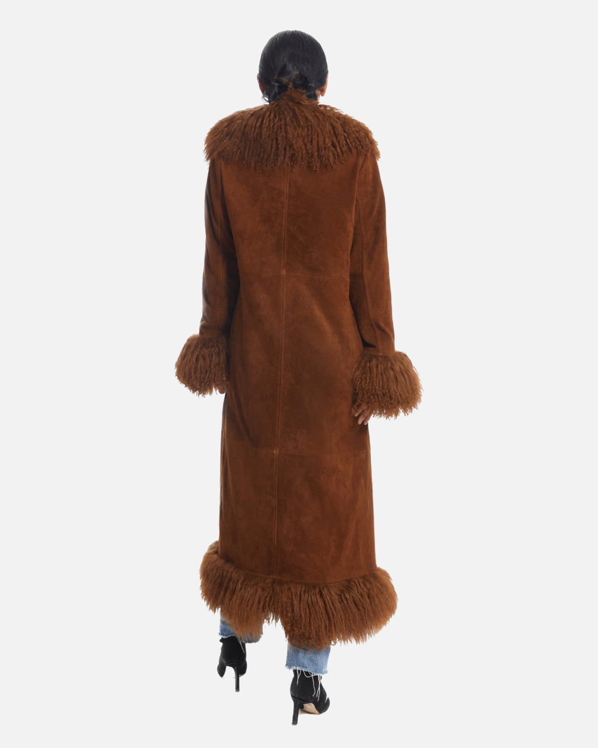 Dorothy Suede Maxi Coat