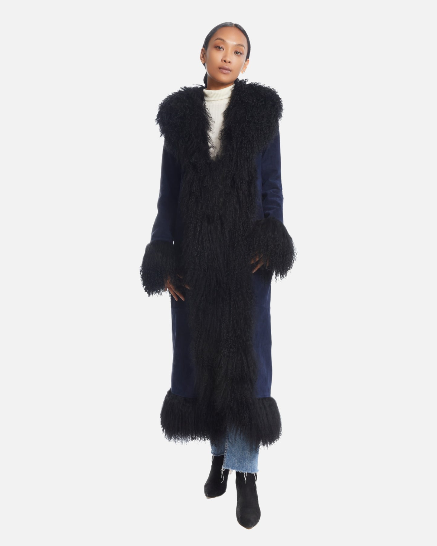 Dorothy Suede Maxi Coat