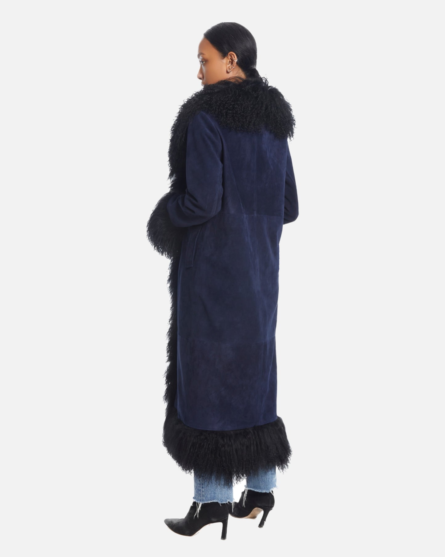 Dorothy Suede Maxi Coat