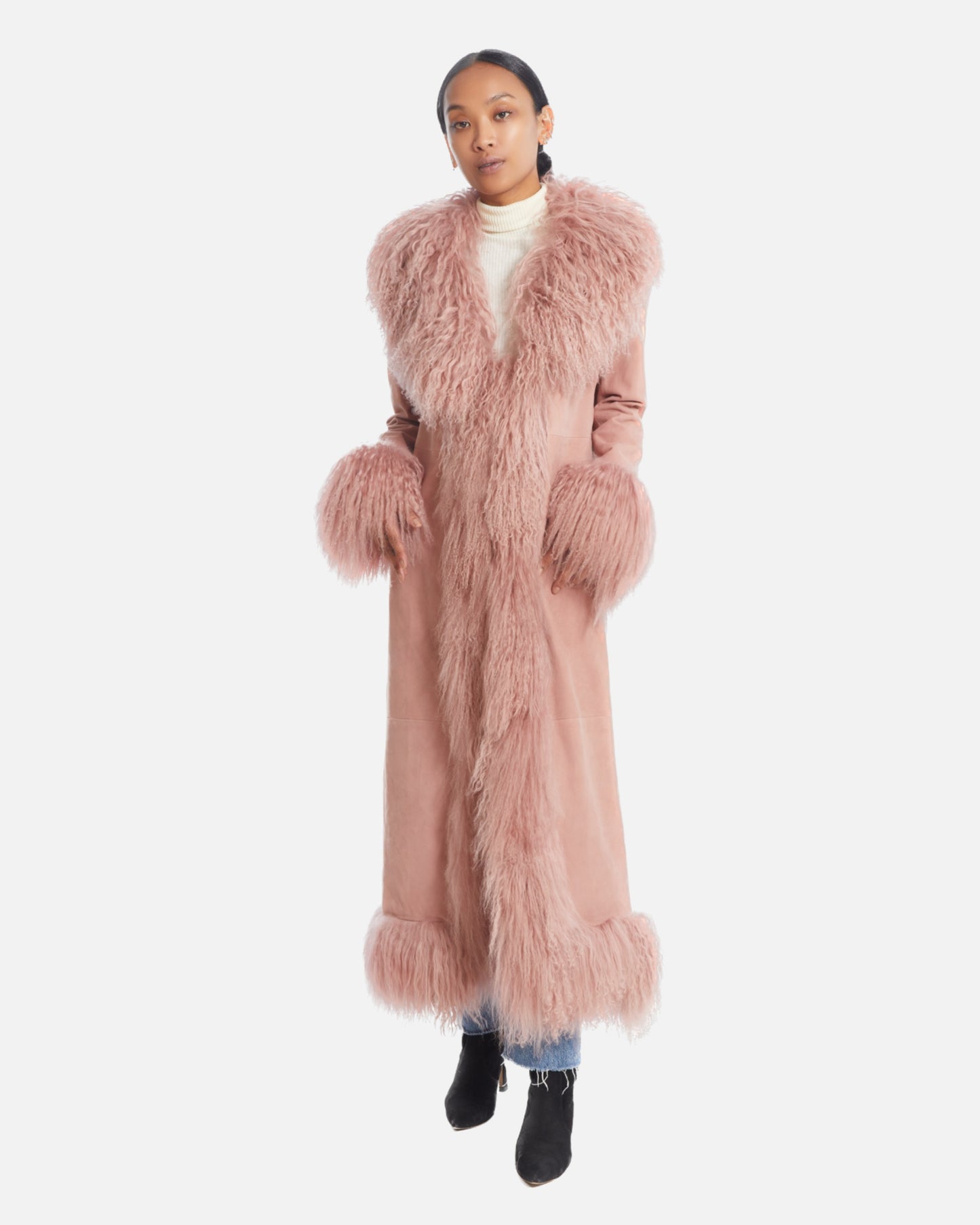 Dorothy Suede Maxi Coat