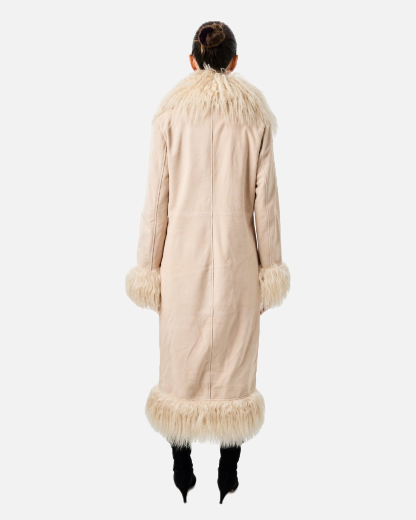 Dorothy Suede Maxi Coat