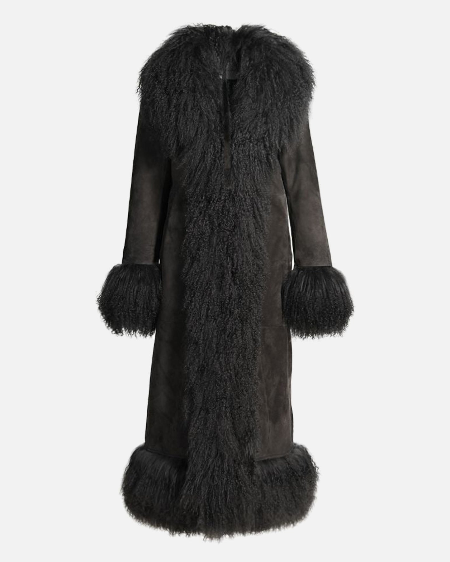 Dorothy Suede Maxi Coat