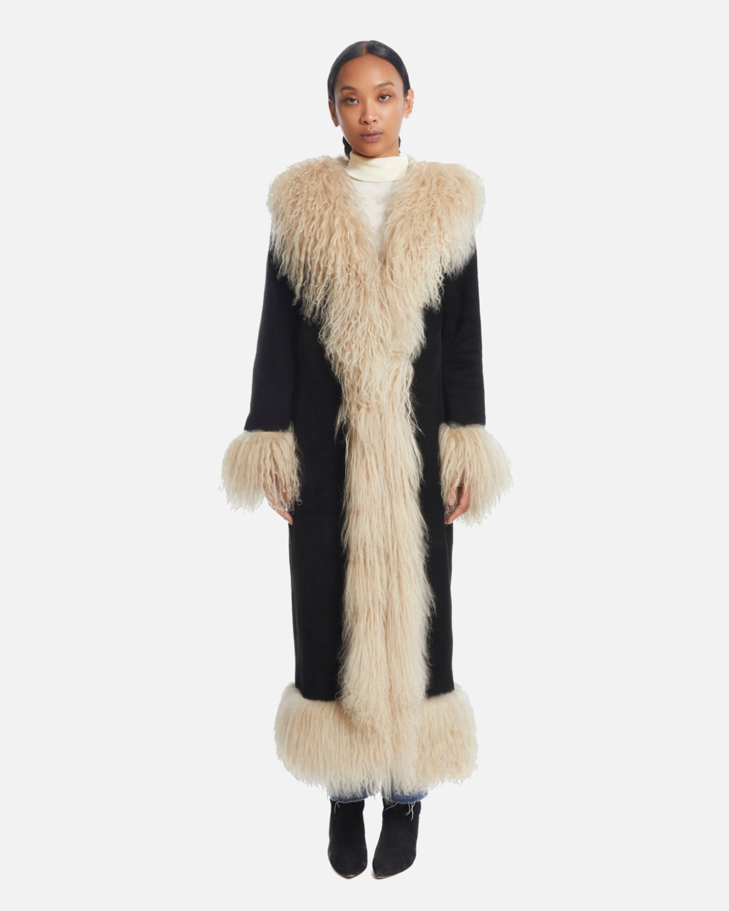 Dorothy Suede Maxi Coat