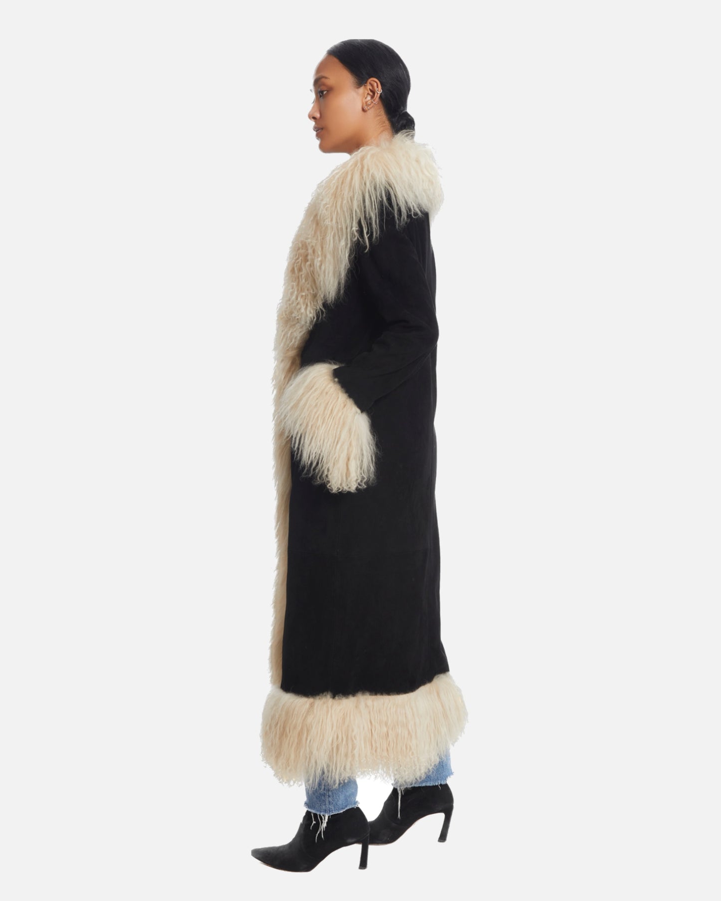 Dorothy Suede Maxi Coat