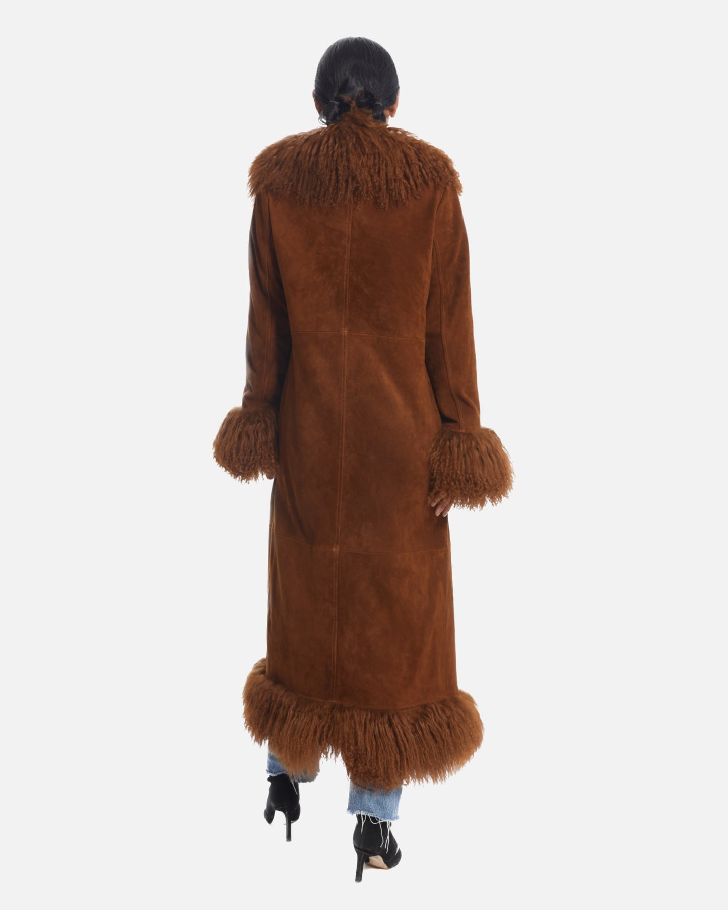 Dorothy Suede Maxi Coat