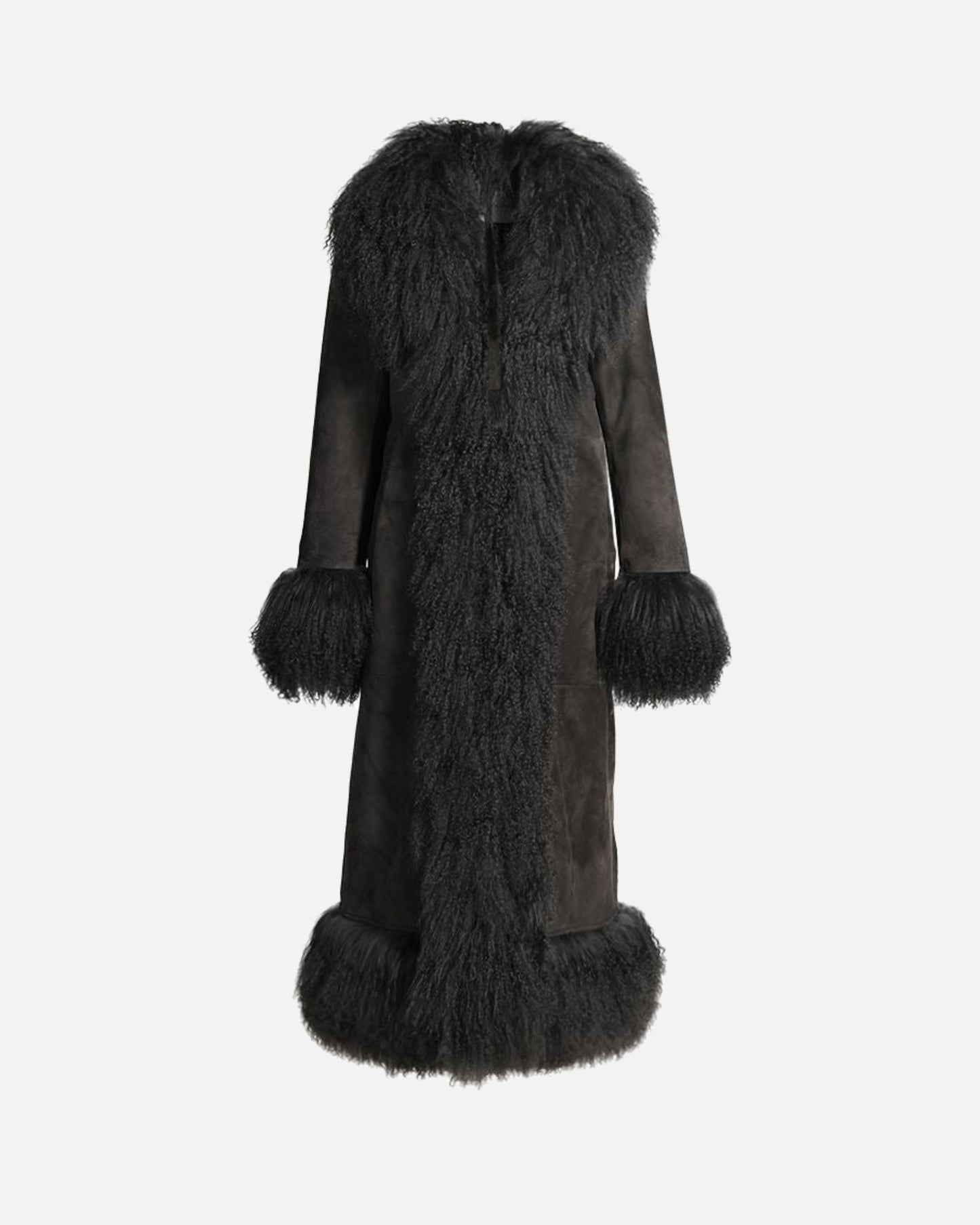 Dorothy Suede Maxi Coat