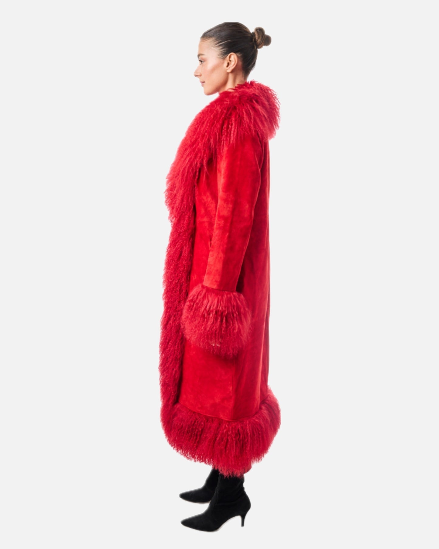 Dorothy Suede Maxi Coat
