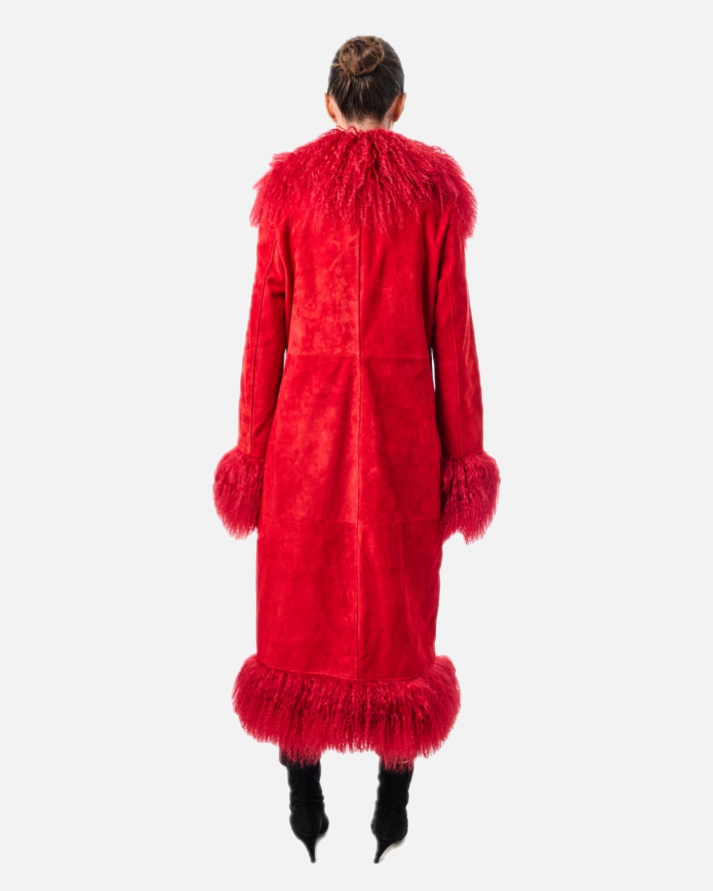 Dorothy Suede Maxi Coat
