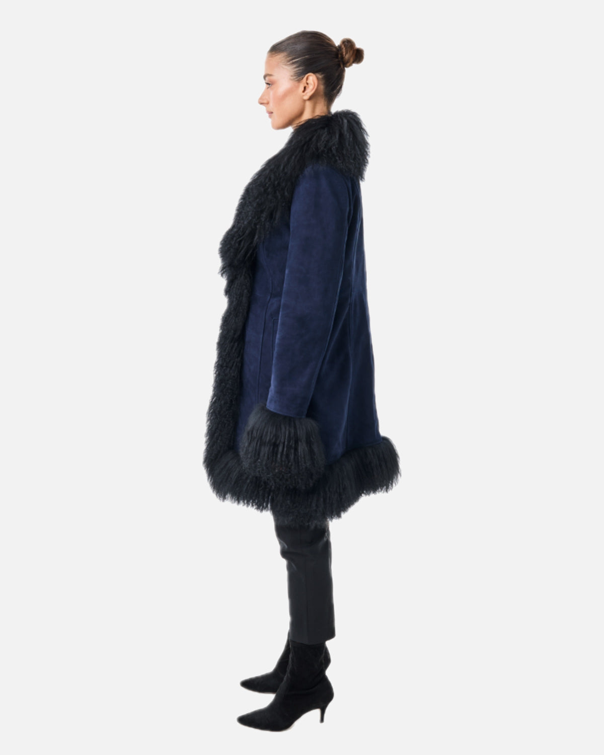 Dorothy Suede Midi Coat