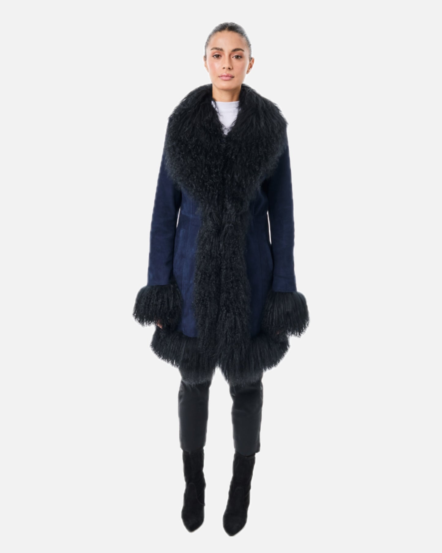 Dorothy Suede Midi Coat