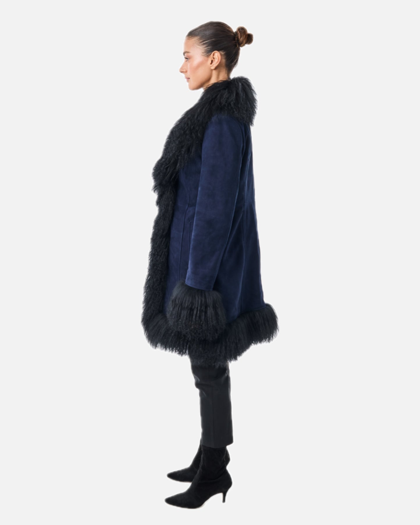 Dorothy Suede Midi Coat