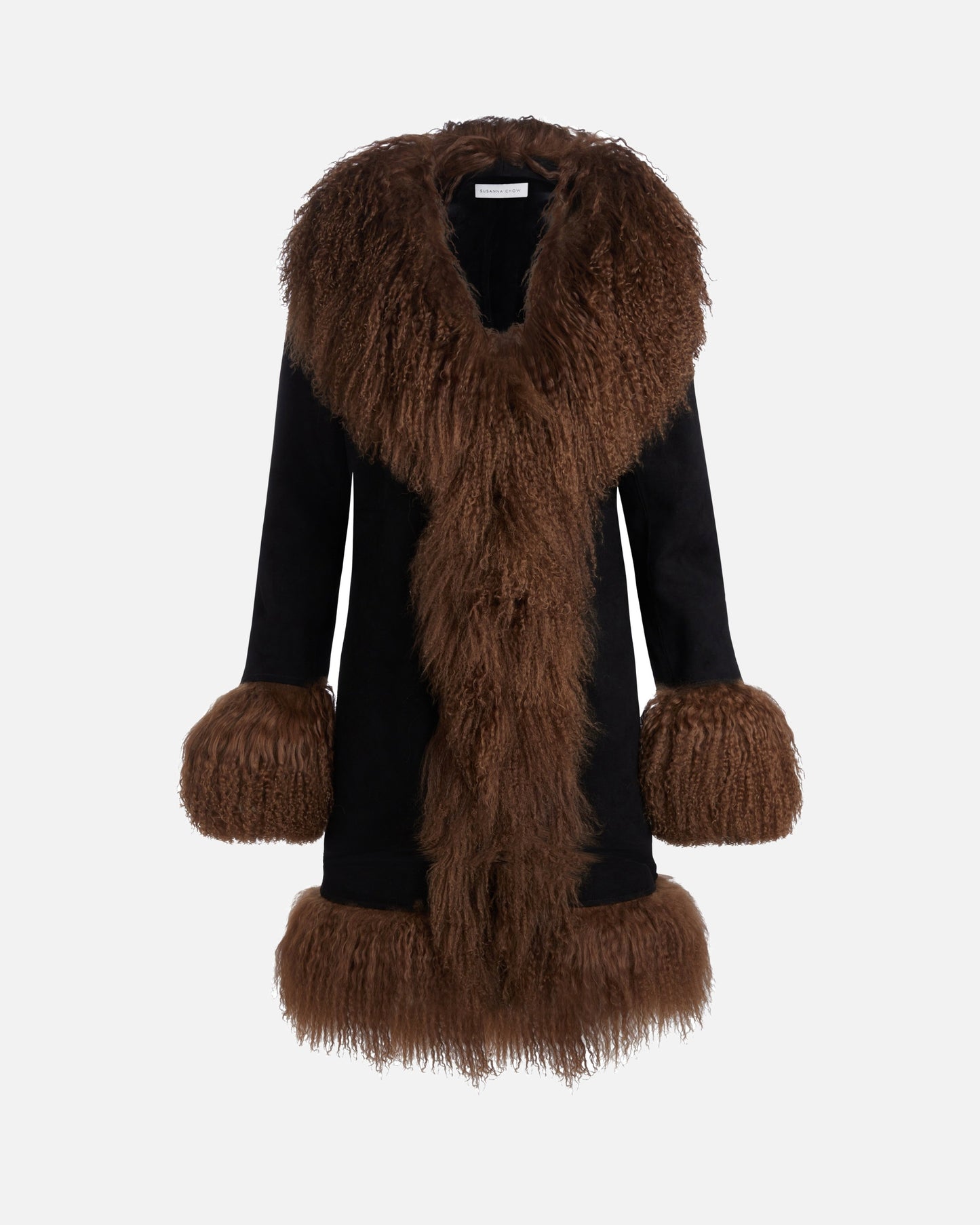 Dorothy Suede Midi Coat