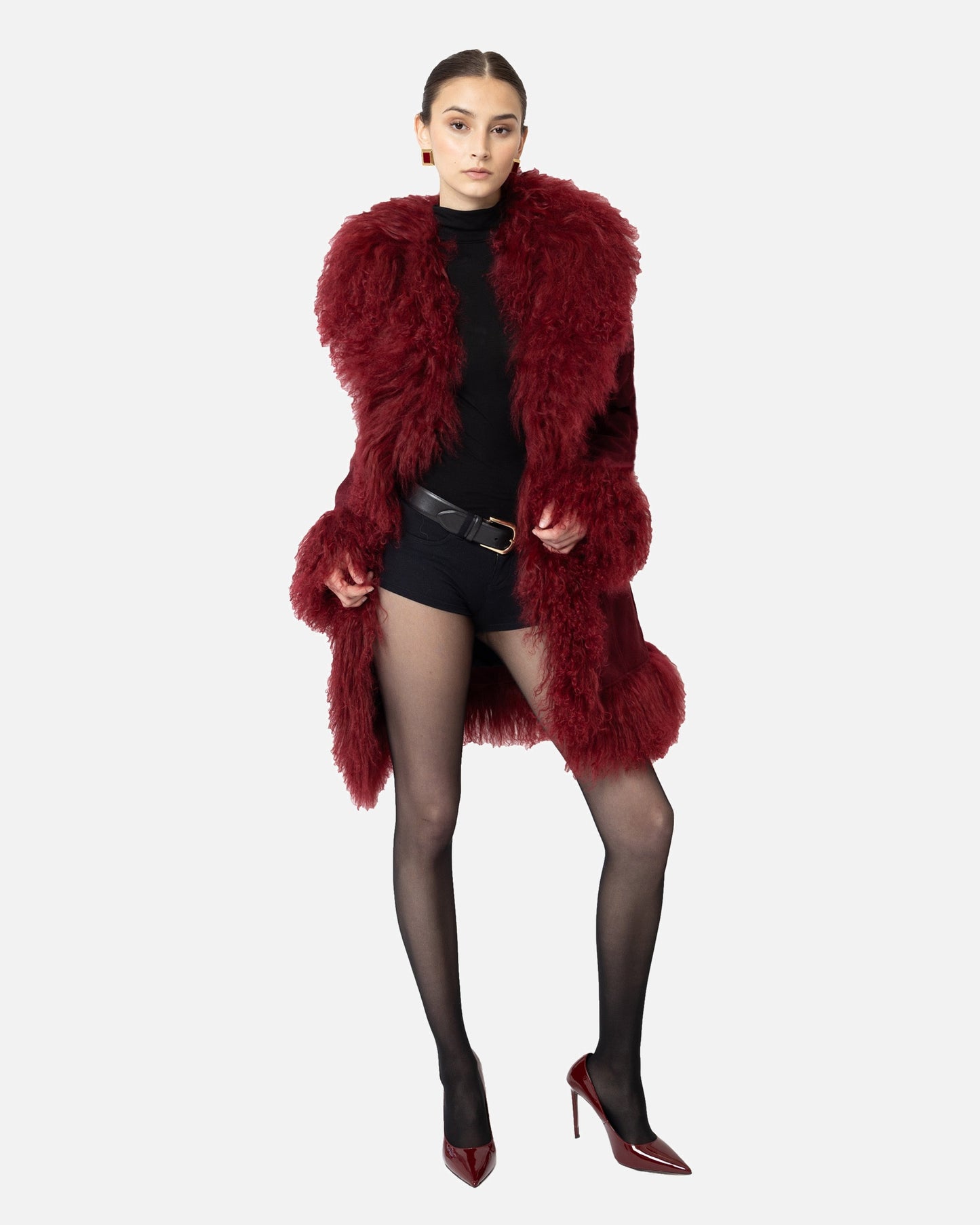 Dorothy Suede Midi Coat