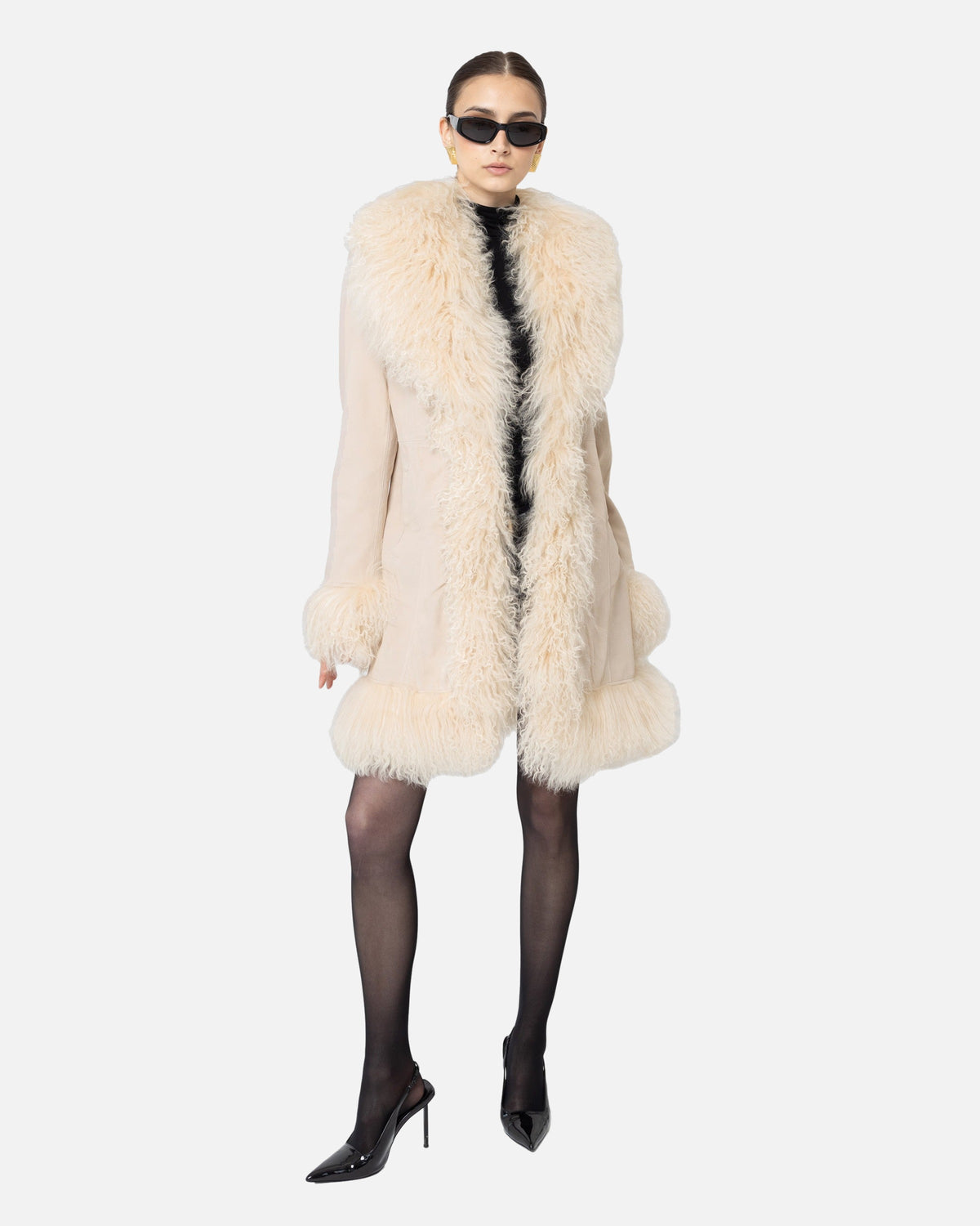 Dorothy Suede Midi Coat