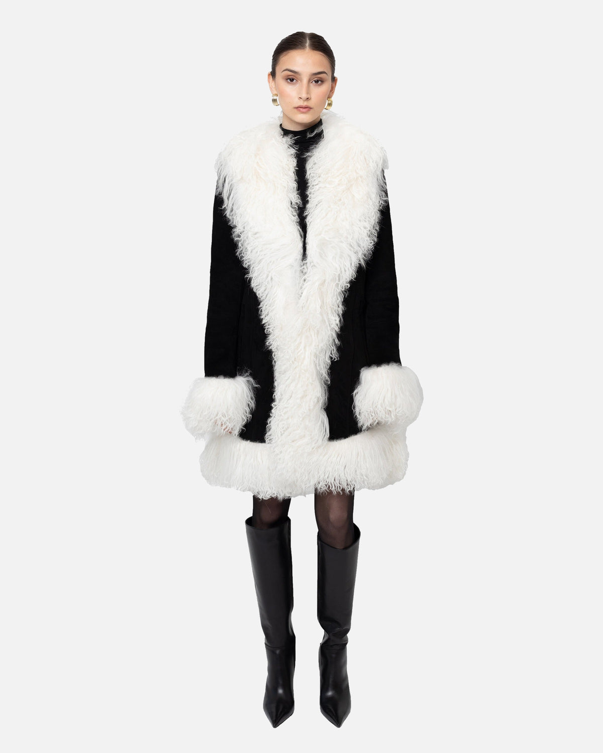 Dorothy Suede Midi Coat