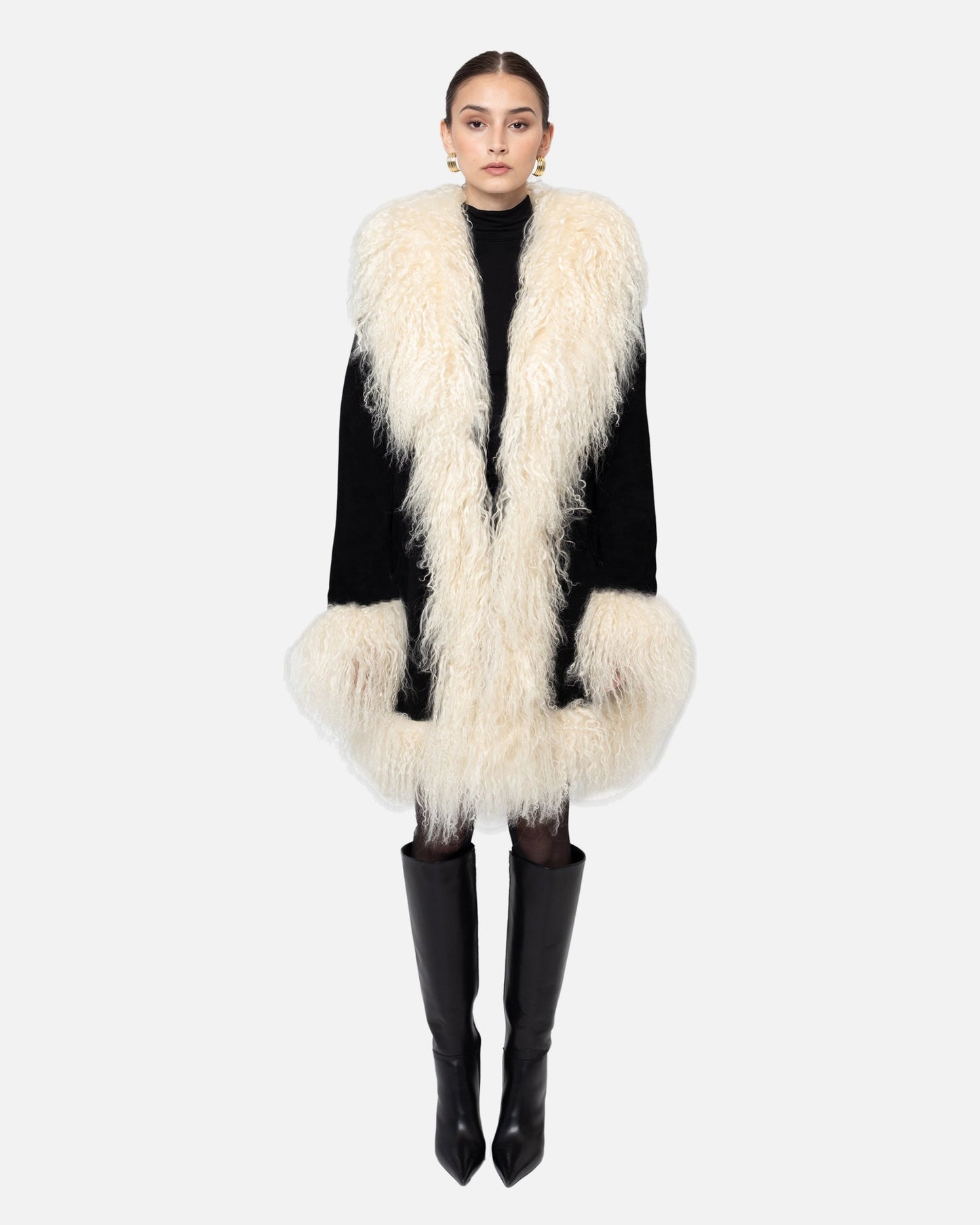 Dorothy Suede Midi Coat