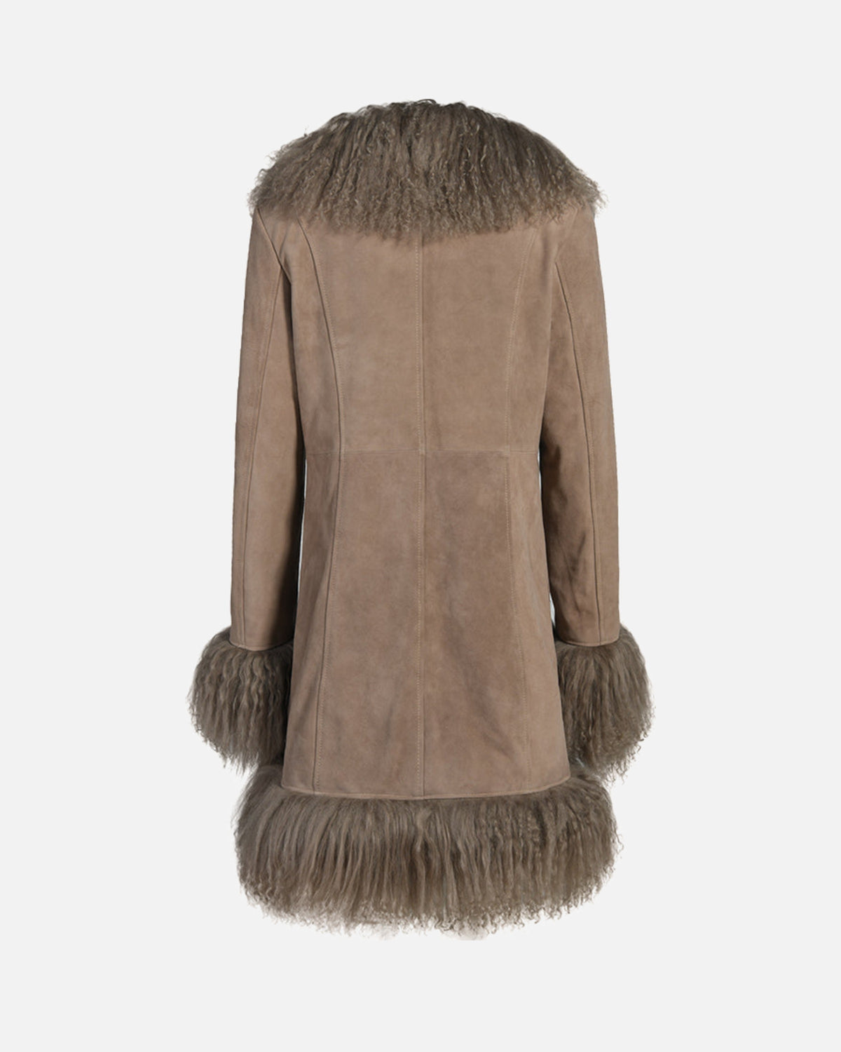 Dorothy Suede Midi Coat
