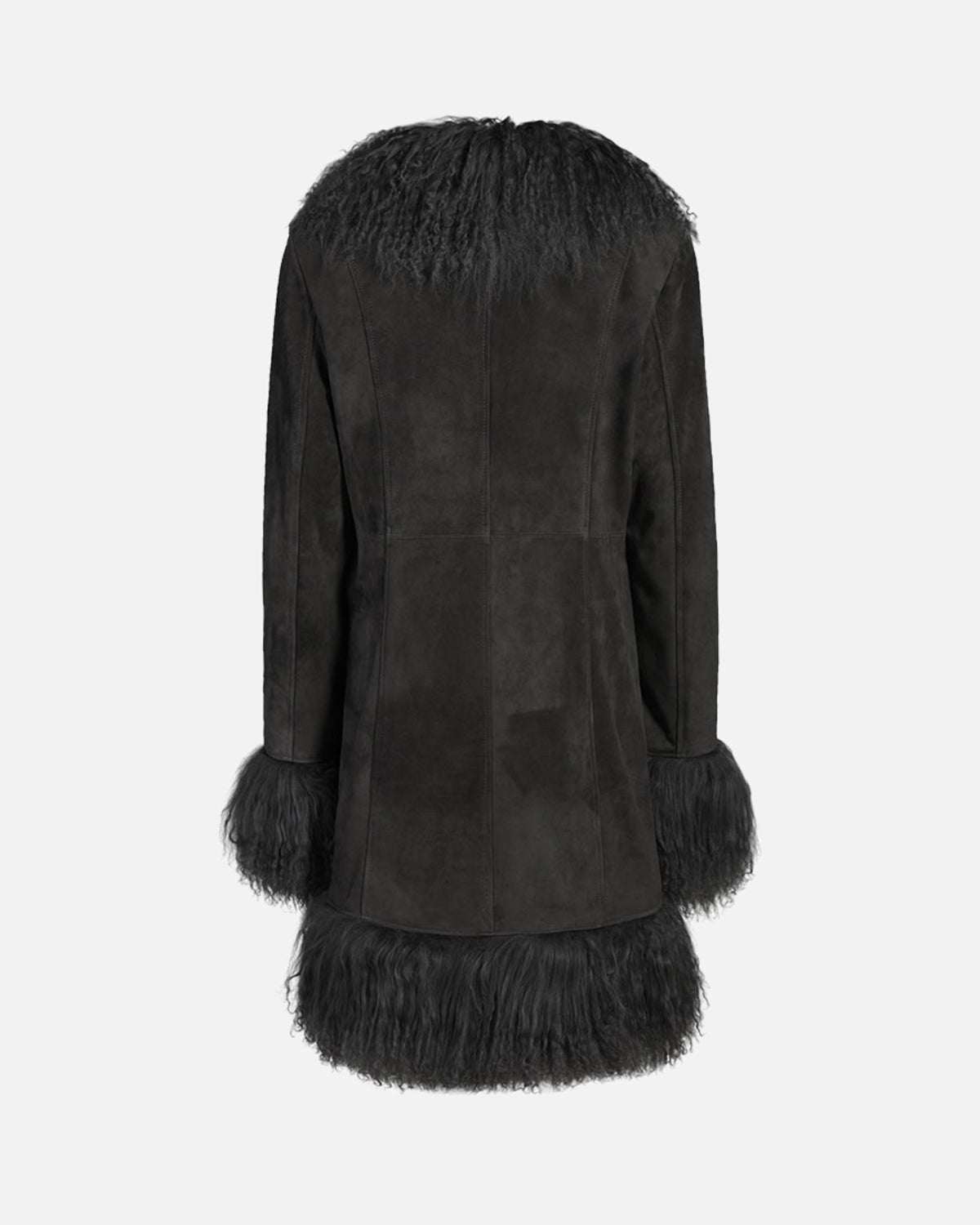 Dorothy Suede Midi Coat